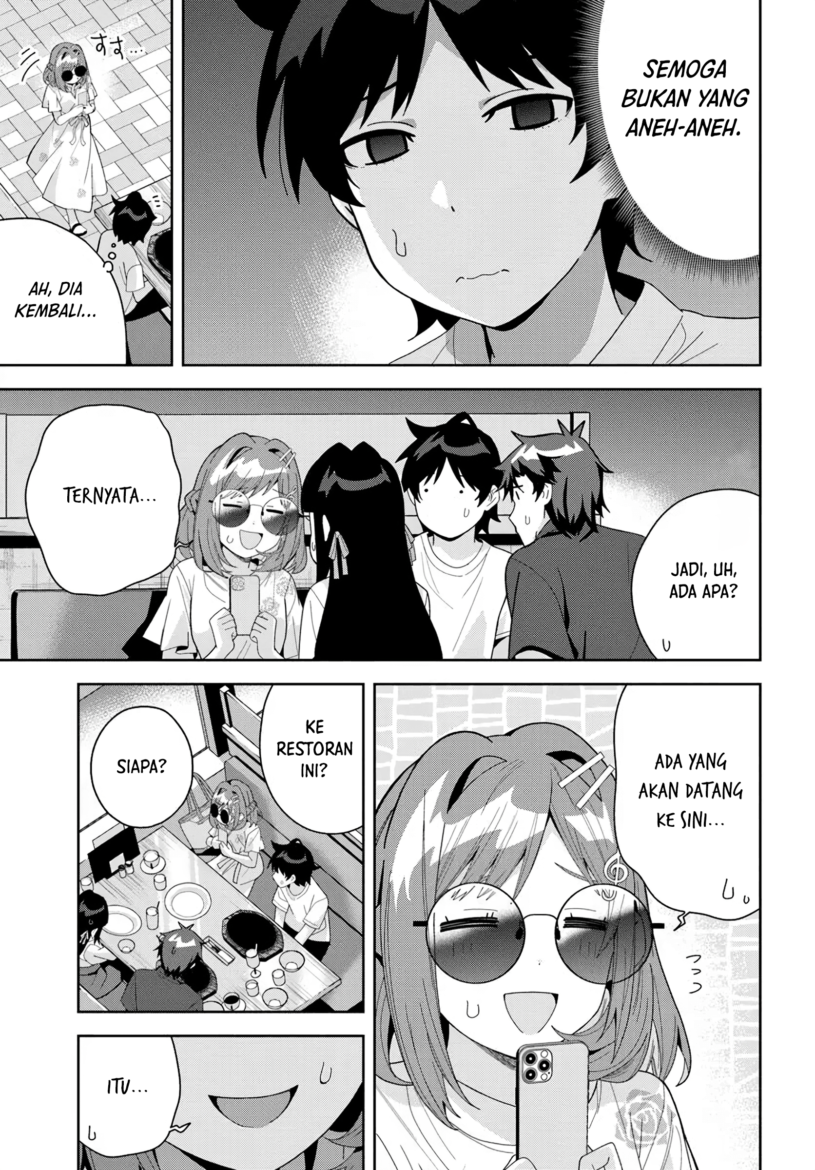 Classmate no Moto Idol ga, Tonikaku Kyodou Fushin nan desu. Chapter 17 - halaman 28