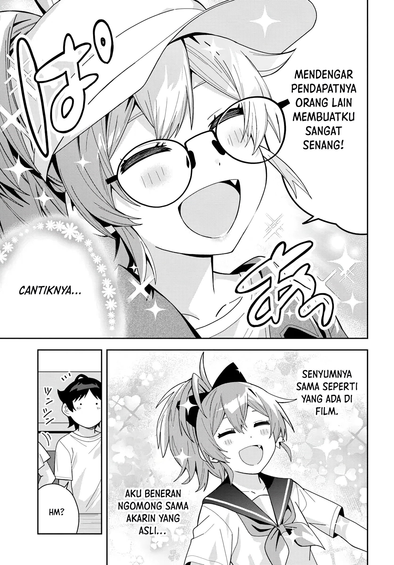 Classmate no Moto Idol ga, Tonikaku Kyodou Fushin nan desu. Chapter 18 - halaman 15