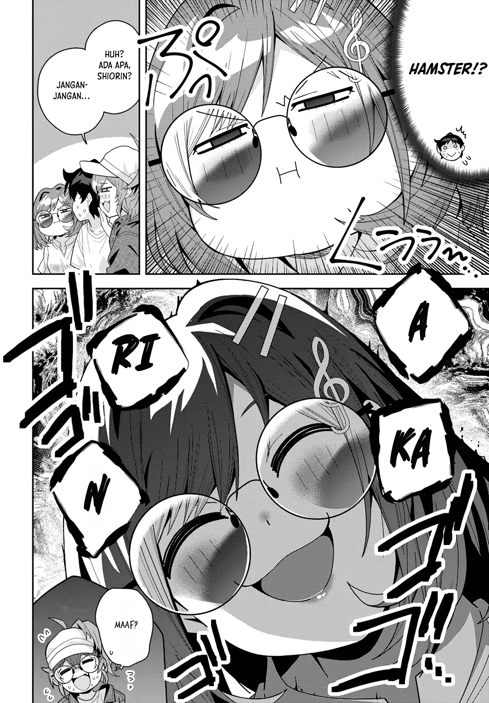 Classmate no Moto Idol ga, Tonikaku Kyodou Fushin nan desu. Chapter 18 - halaman 16