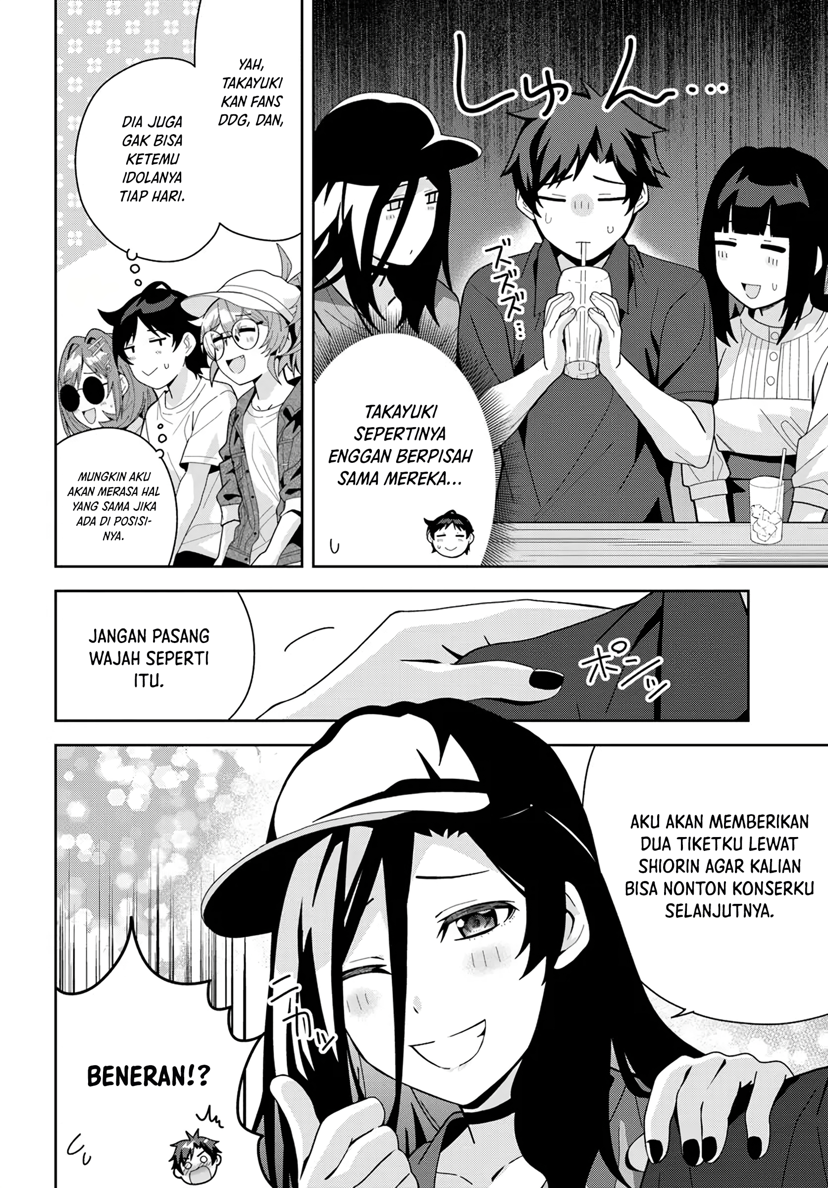 Classmate no Moto Idol ga, Tonikaku Kyodou Fushin nan desu. Chapter 18 - halaman 18