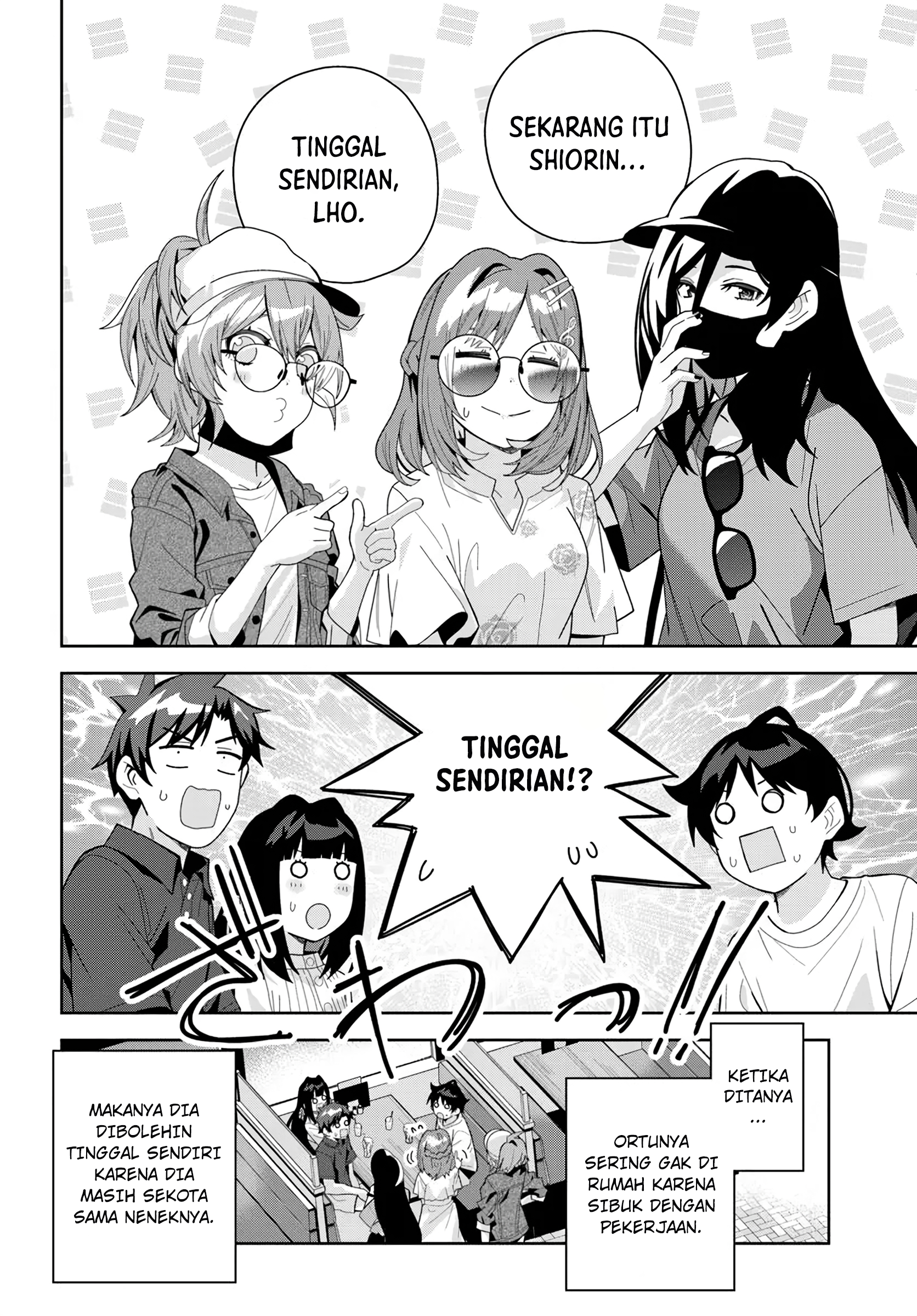 Classmate no Moto Idol ga, Tonikaku Kyodou Fushin nan desu. Chapter 18 - halaman 20