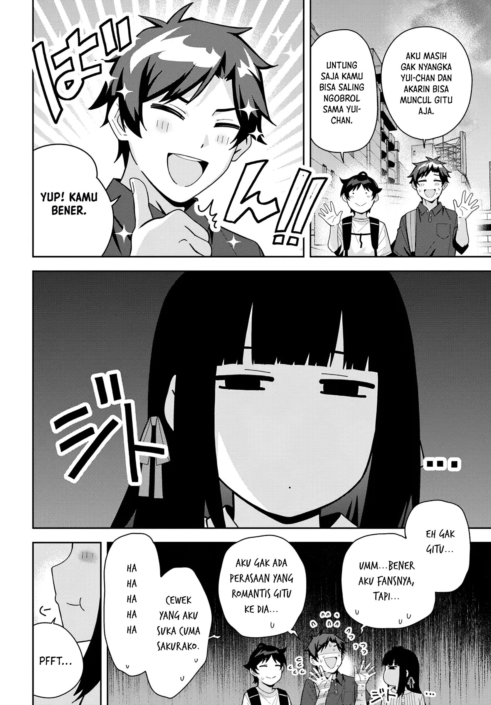 Classmate no Moto Idol ga, Tonikaku Kyodou Fushin nan desu. Chapter 18 - halaman 22