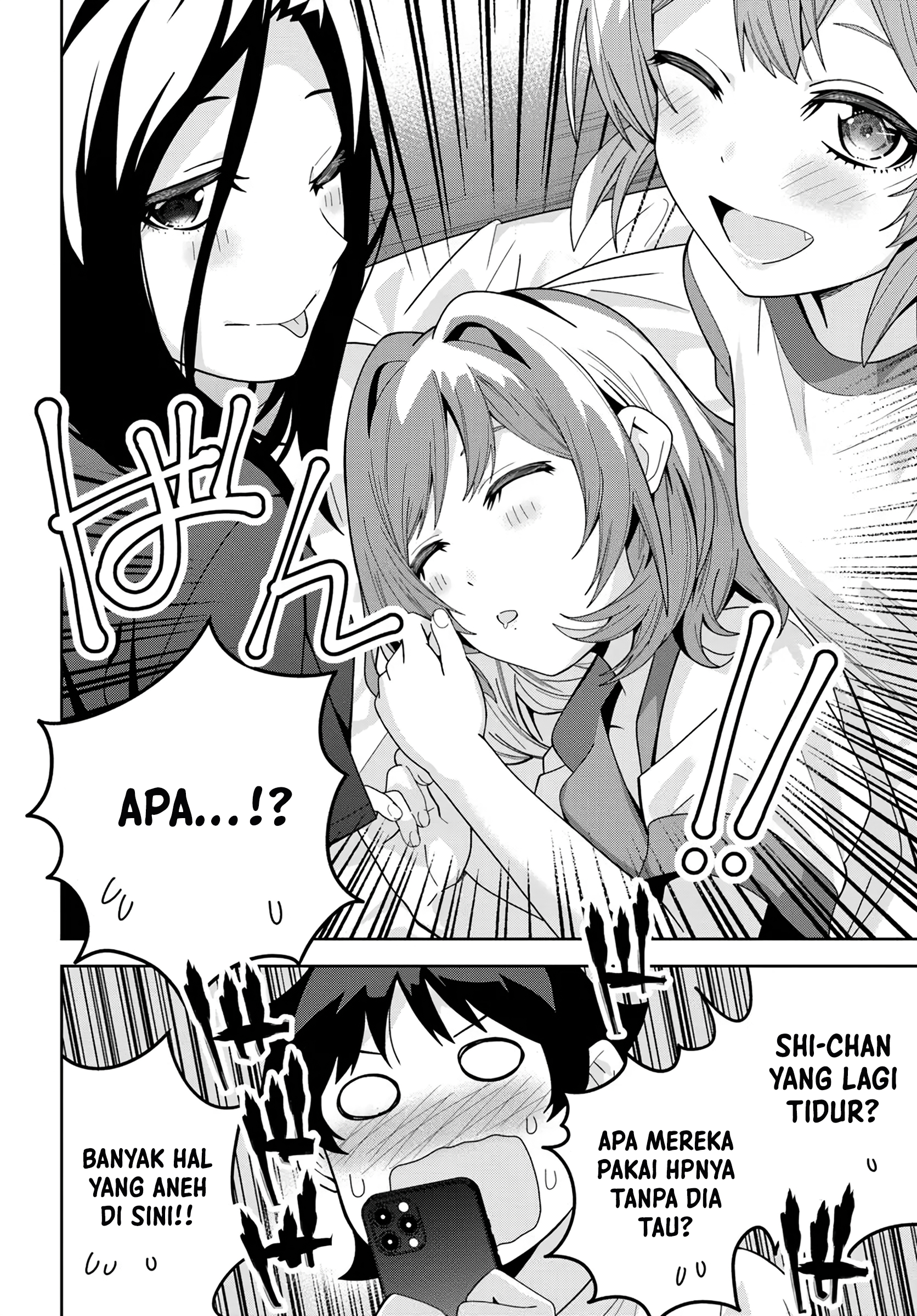 Classmate no Moto Idol ga, Tonikaku Kyodou Fushin nan desu. Chapter 18 - halaman 24