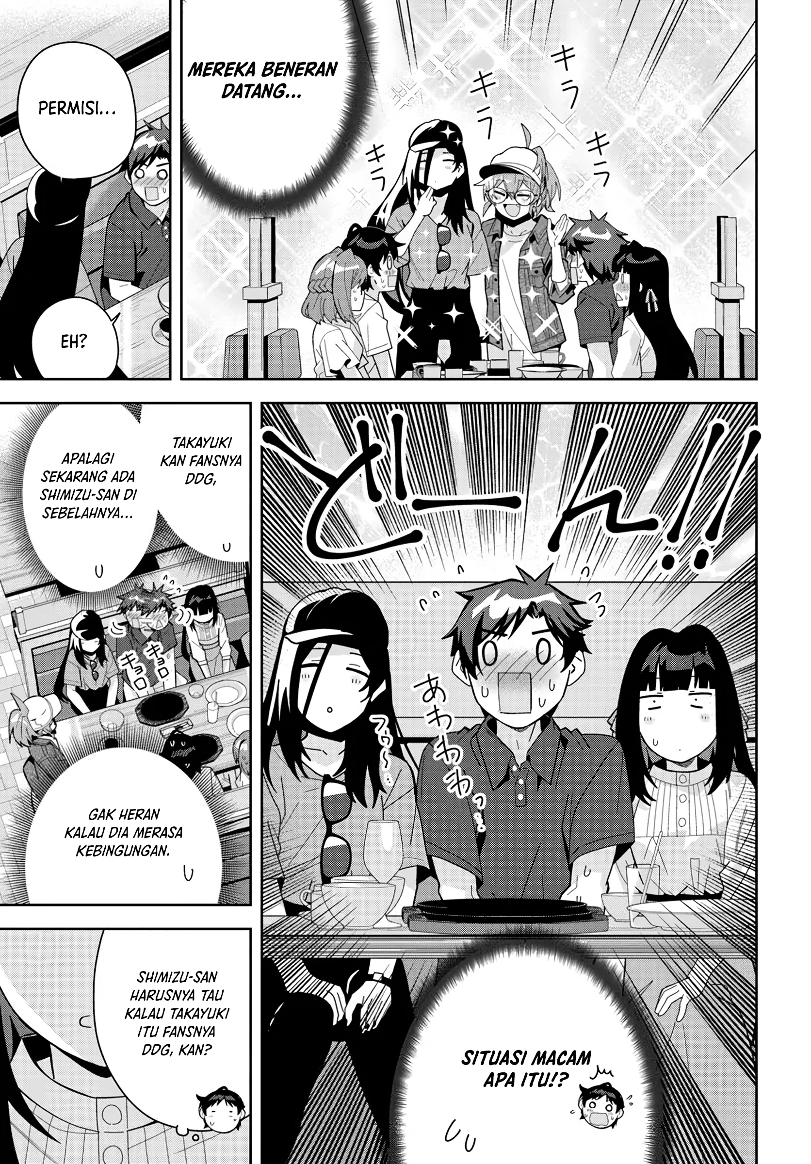 Classmate no Moto Idol ga, Tonikaku Kyodou Fushin nan desu. Chapter 18 - halaman 5