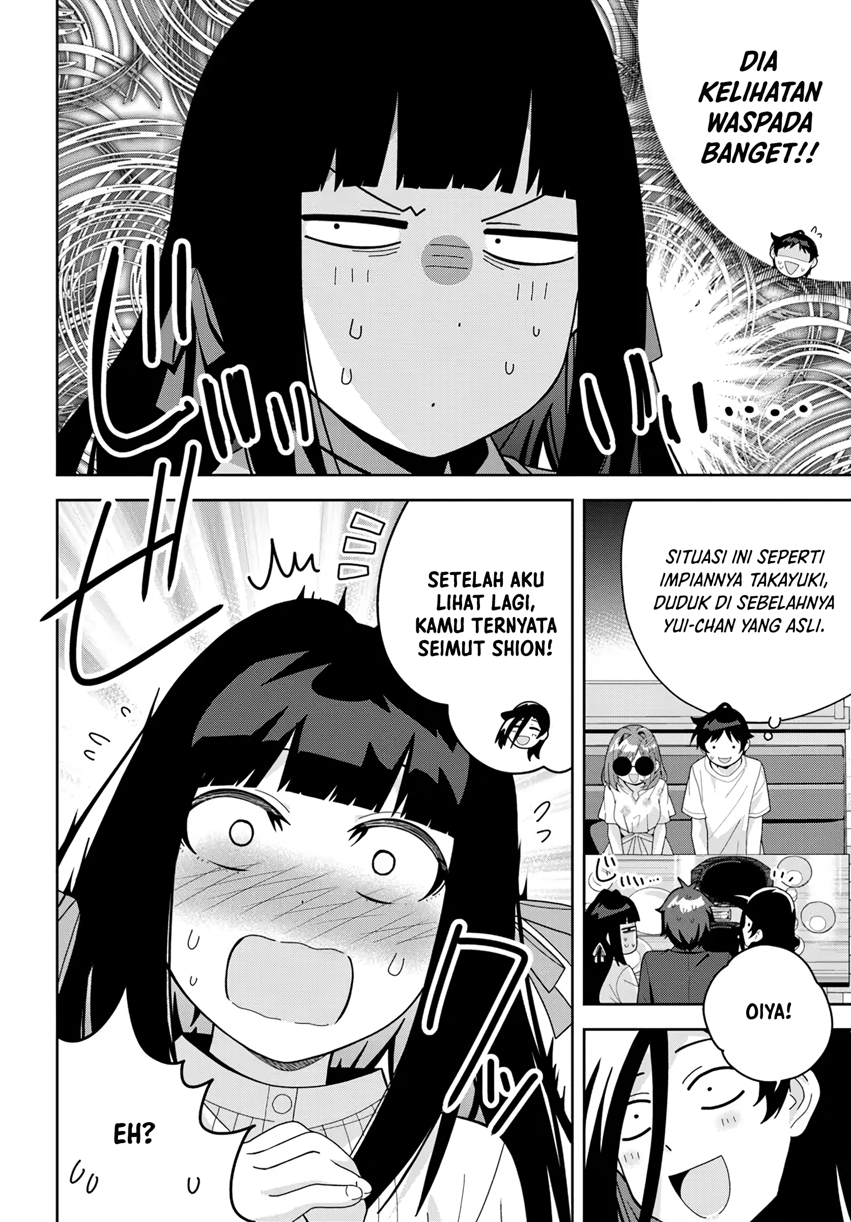 Classmate no Moto Idol ga, Tonikaku Kyodou Fushin nan desu. Chapter 18 - halaman 6