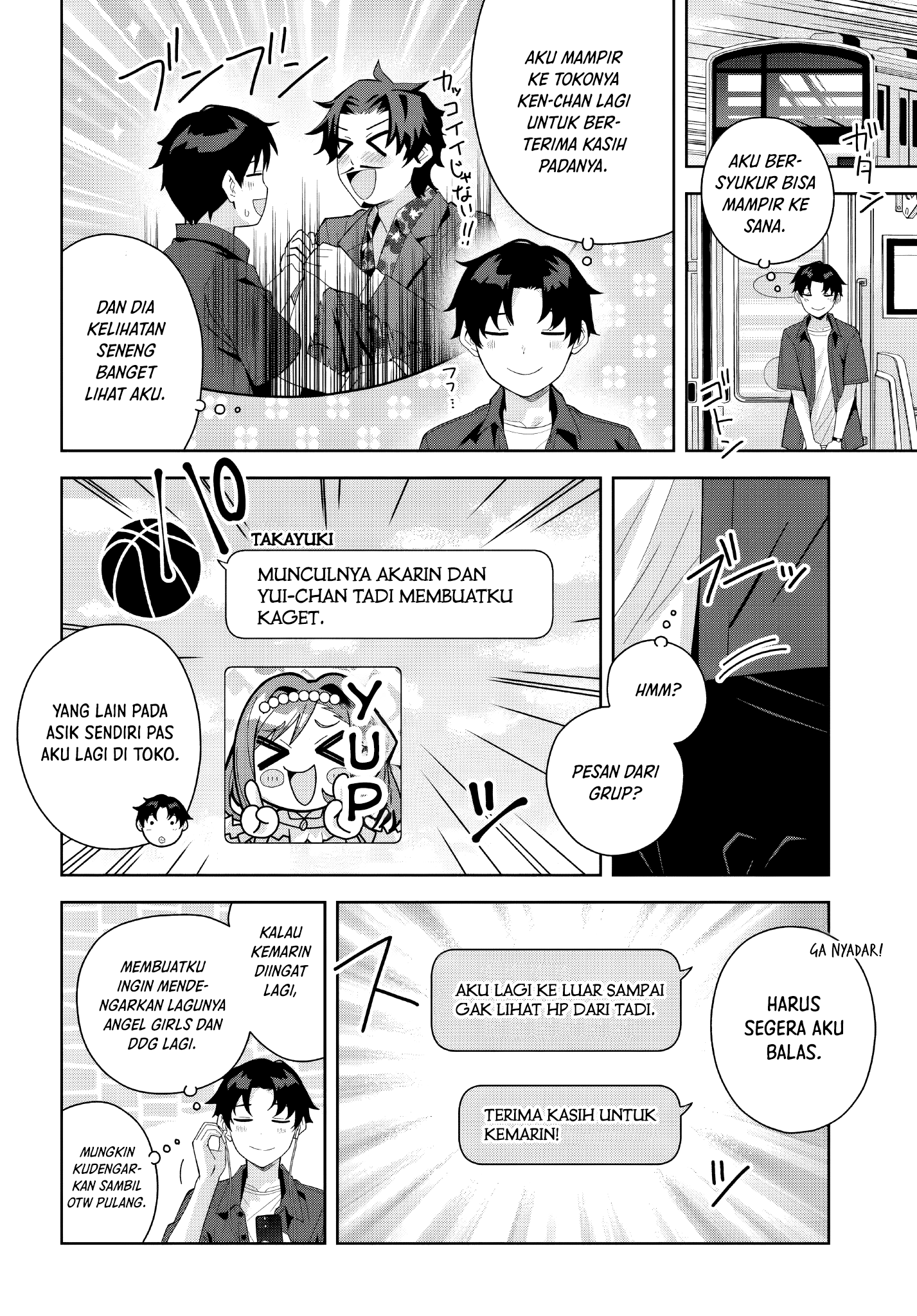 Classmate no Moto Idol ga, Tonikaku Kyodou Fushin nan desu. Chapter 19 - halaman 10