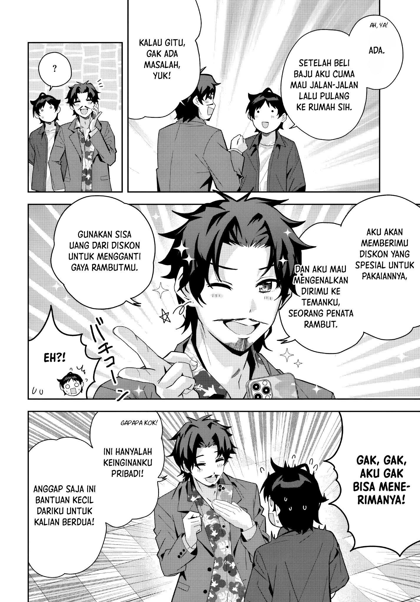 Classmate no Moto Idol ga, Tonikaku Kyodou Fushin nan desu. Chapter 19 - halaman 6