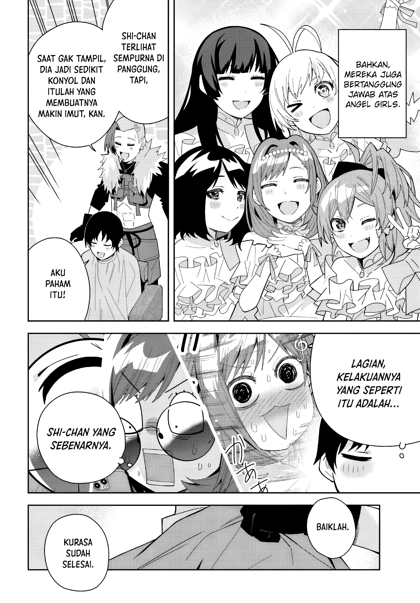 Classmate no Moto Idol ga, Tonikaku Kyodou Fushin nan desu. Chapter 19 - halaman 8
