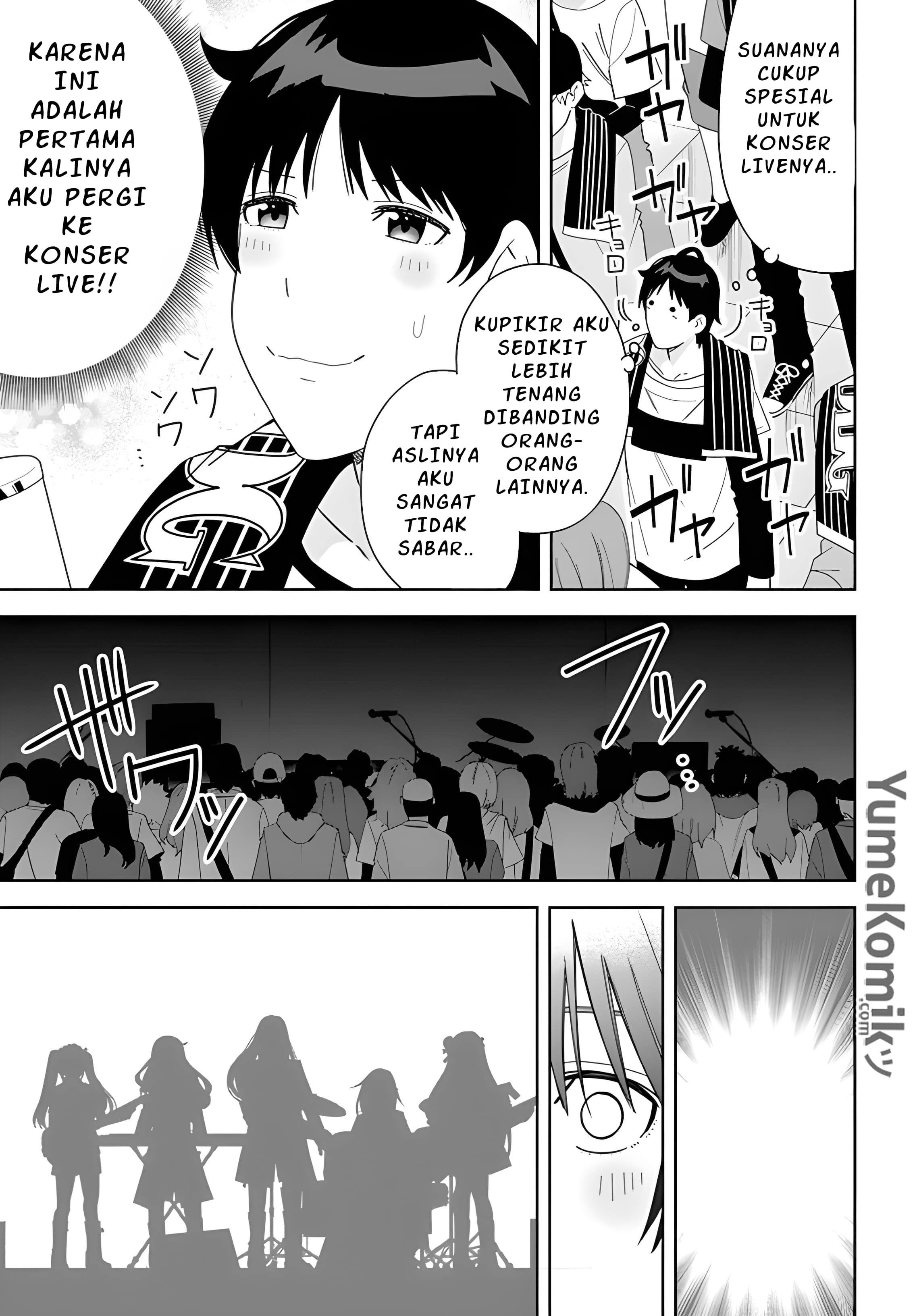 Classmate no Moto Idol ga, Tonikaku Kyodou Fushin nan desu. Chapter 2 - halaman 11