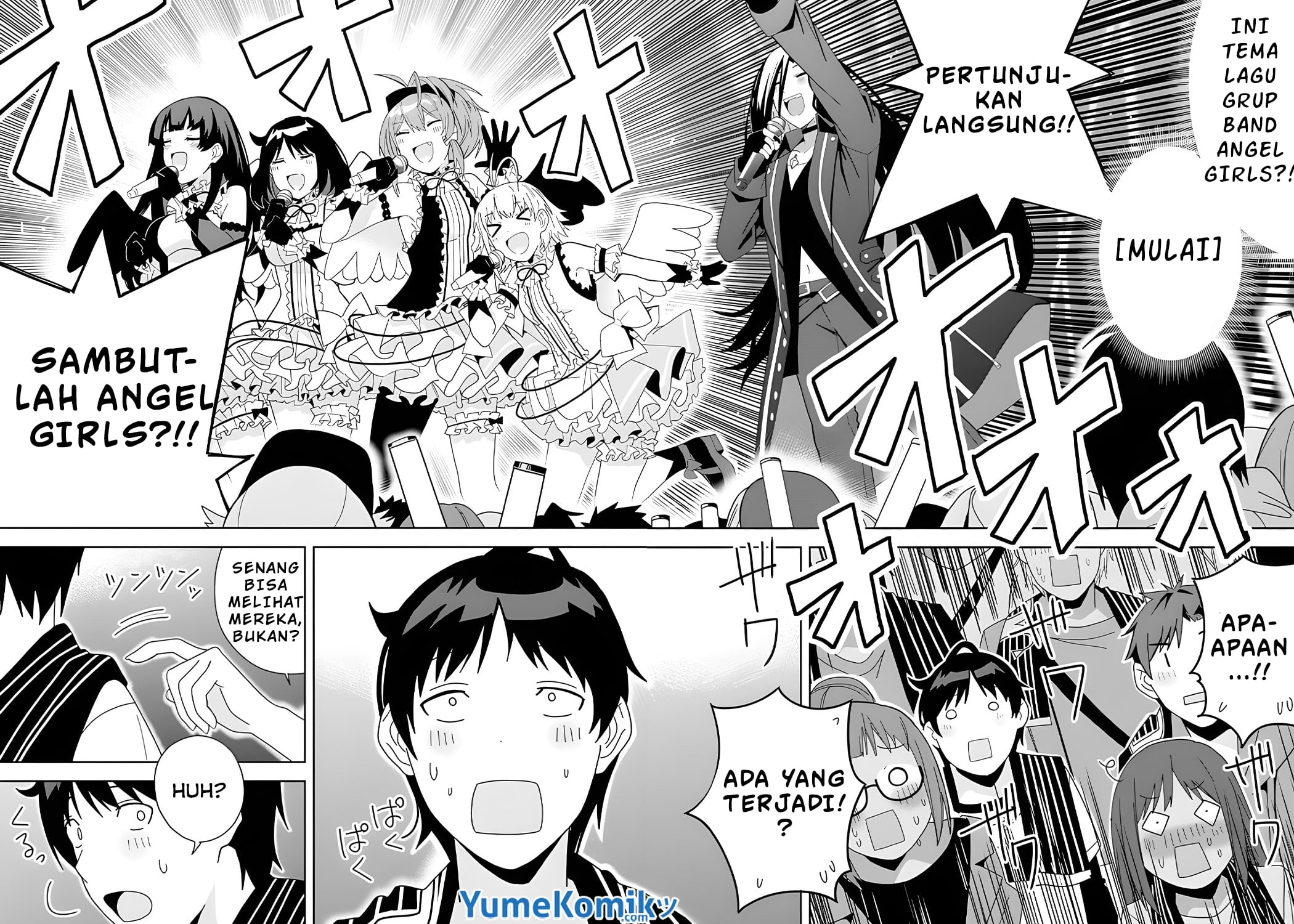 Classmate no Moto Idol ga, Tonikaku Kyodou Fushin nan desu. Chapter 2 - halaman 16