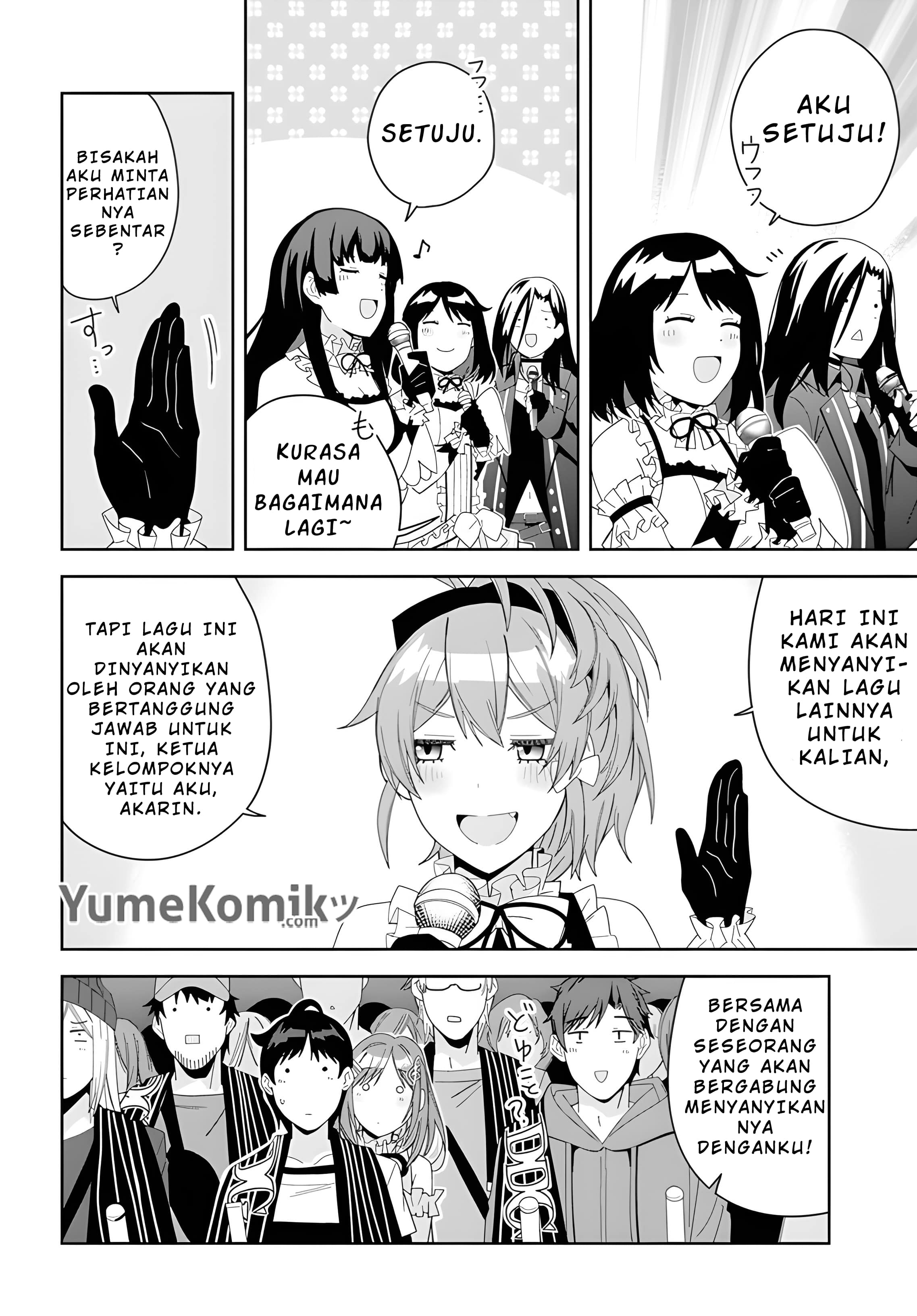 Classmate no Moto Idol ga, Tonikaku Kyodou Fushin nan desu. Chapter 2 - halaman 20