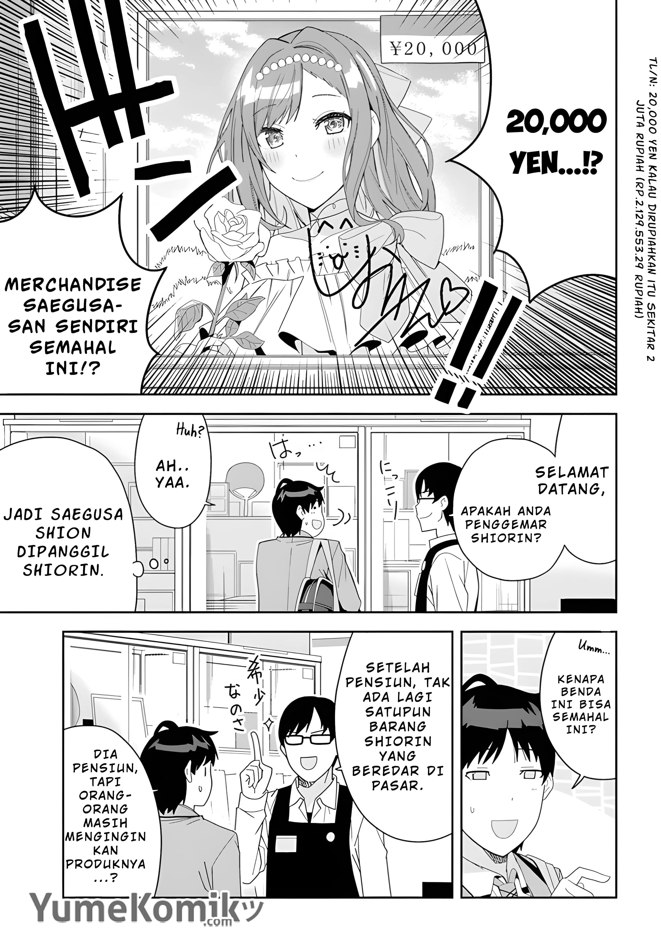 Classmate no Moto Idol ga, Tonikaku Kyodou Fushin nan desu. Chapter 2 - halaman 4