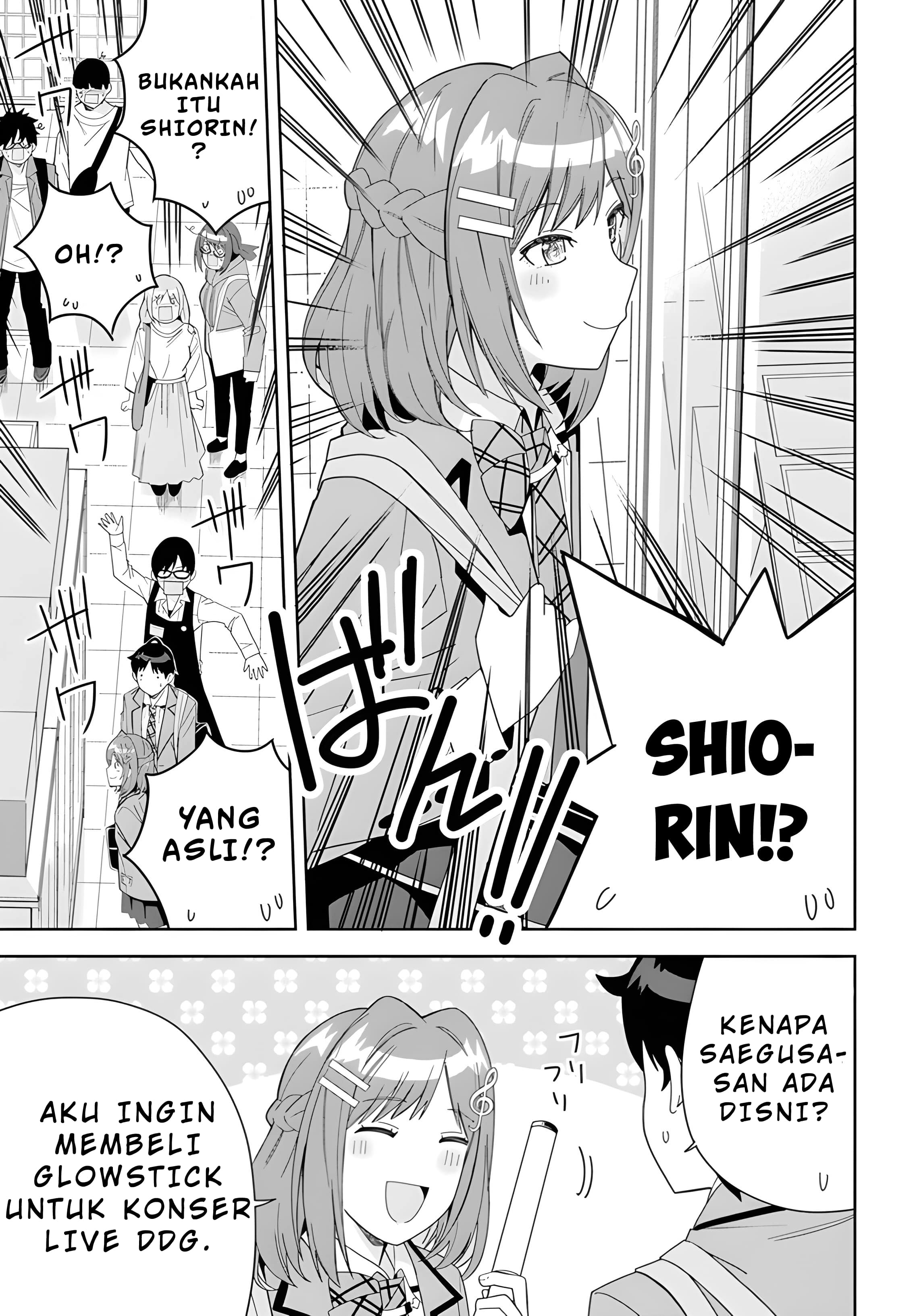 Classmate no Moto Idol ga, Tonikaku Kyodou Fushin nan desu. Chapter 2 - halaman 6