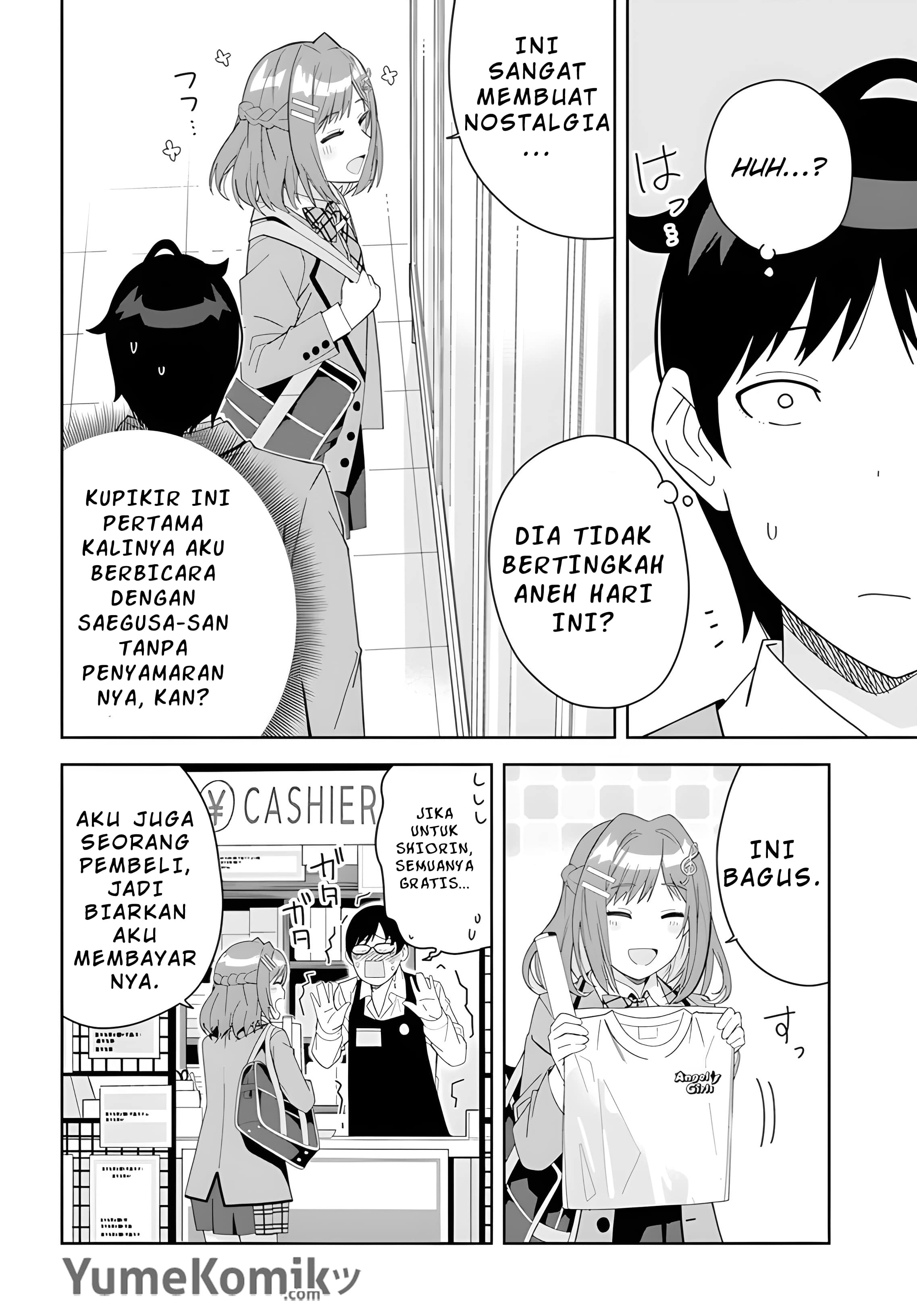 Classmate no Moto Idol ga, Tonikaku Kyodou Fushin nan desu. Chapter 2 - halaman 7