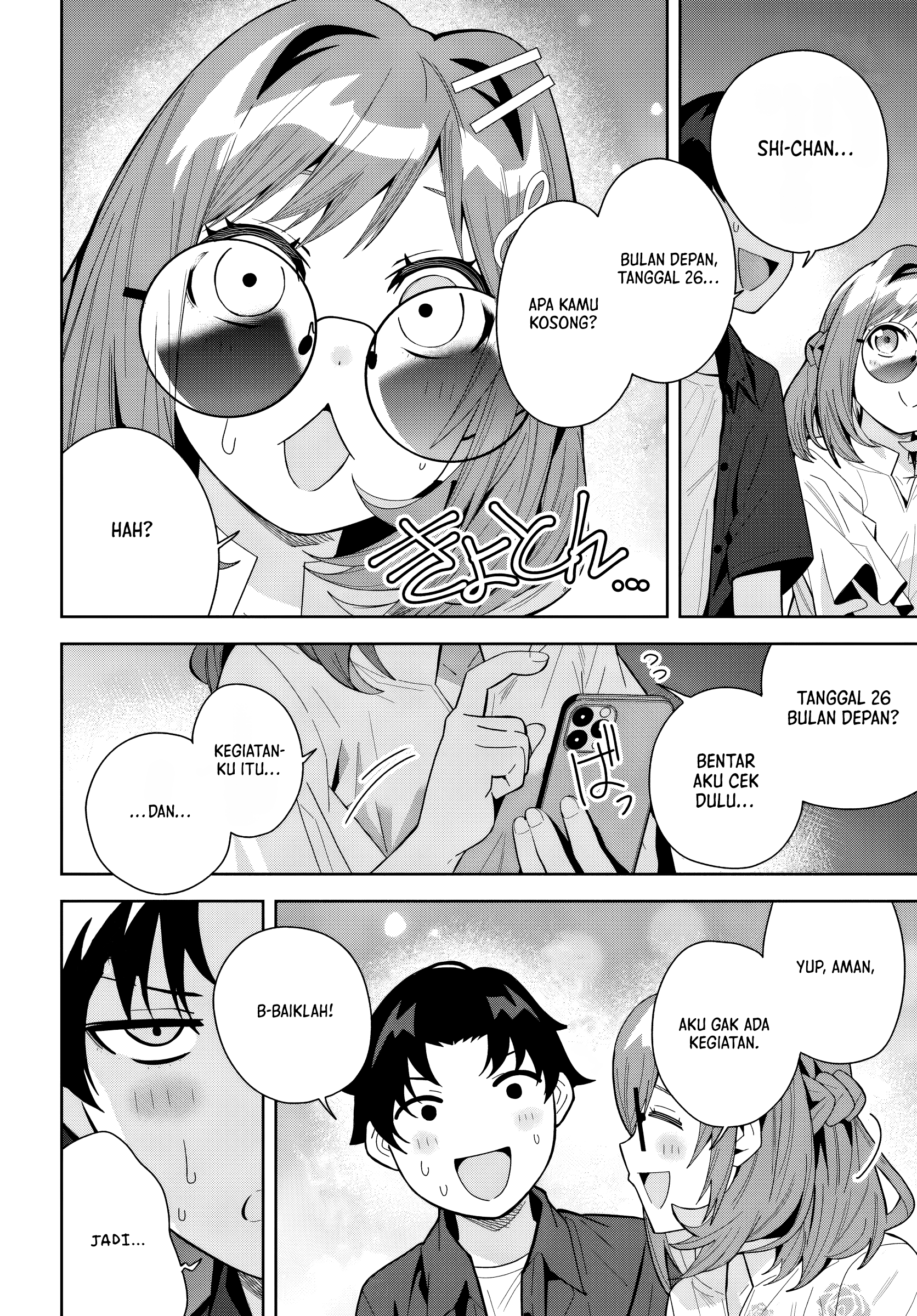 Classmate no Moto Idol ga, Tonikaku Kyodou Fushin nan desu. Chapter 20 - halaman 12
