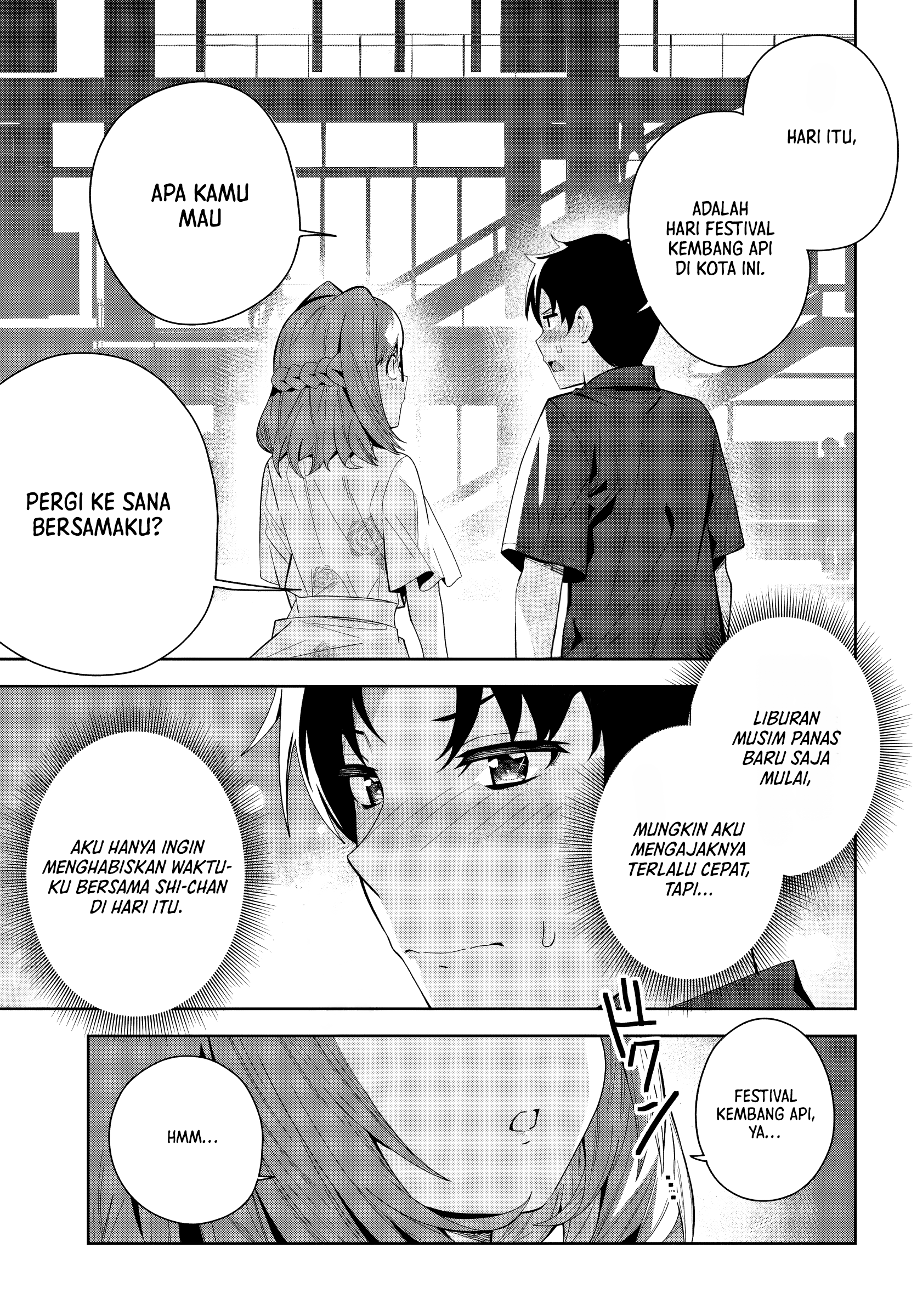 Classmate no Moto Idol ga, Tonikaku Kyodou Fushin nan desu. Chapter 20 - halaman 13