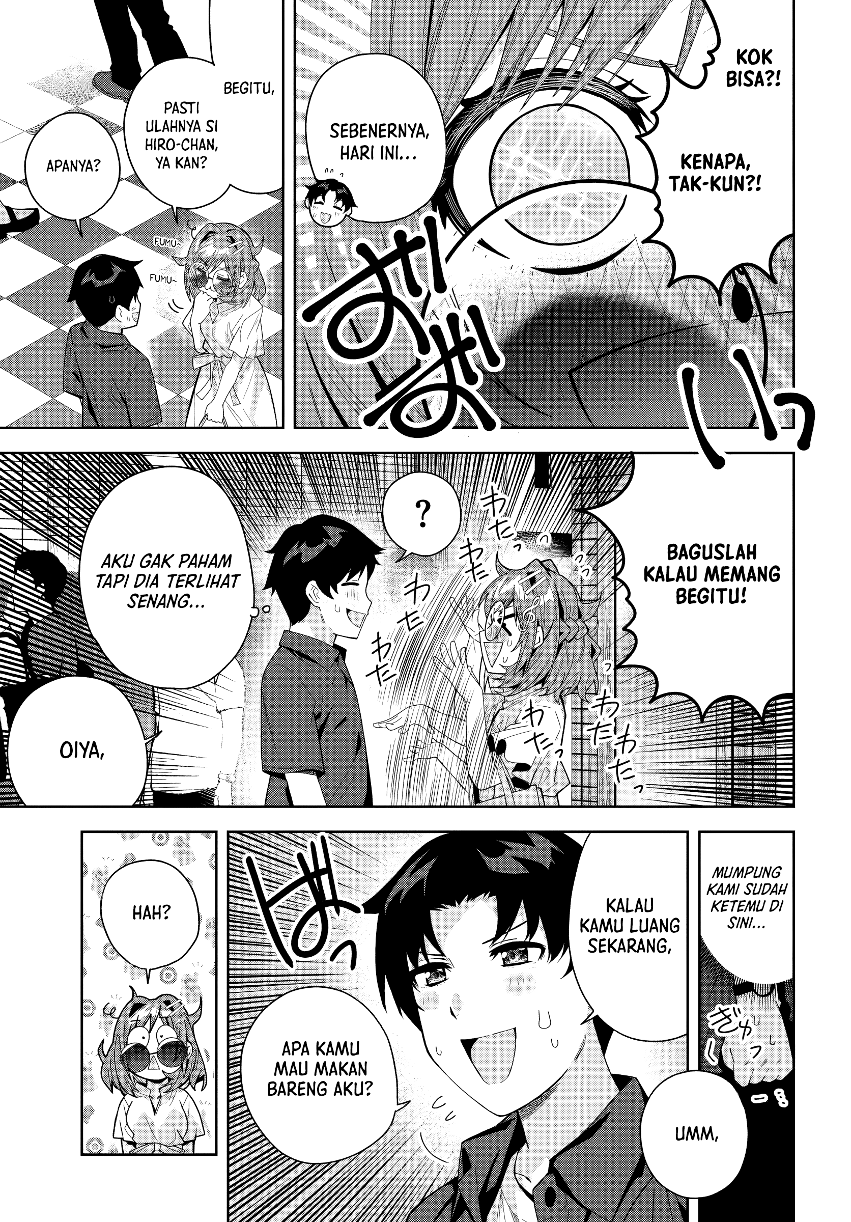 Classmate no Moto Idol ga, Tonikaku Kyodou Fushin nan desu. Chapter 20 - halaman 3