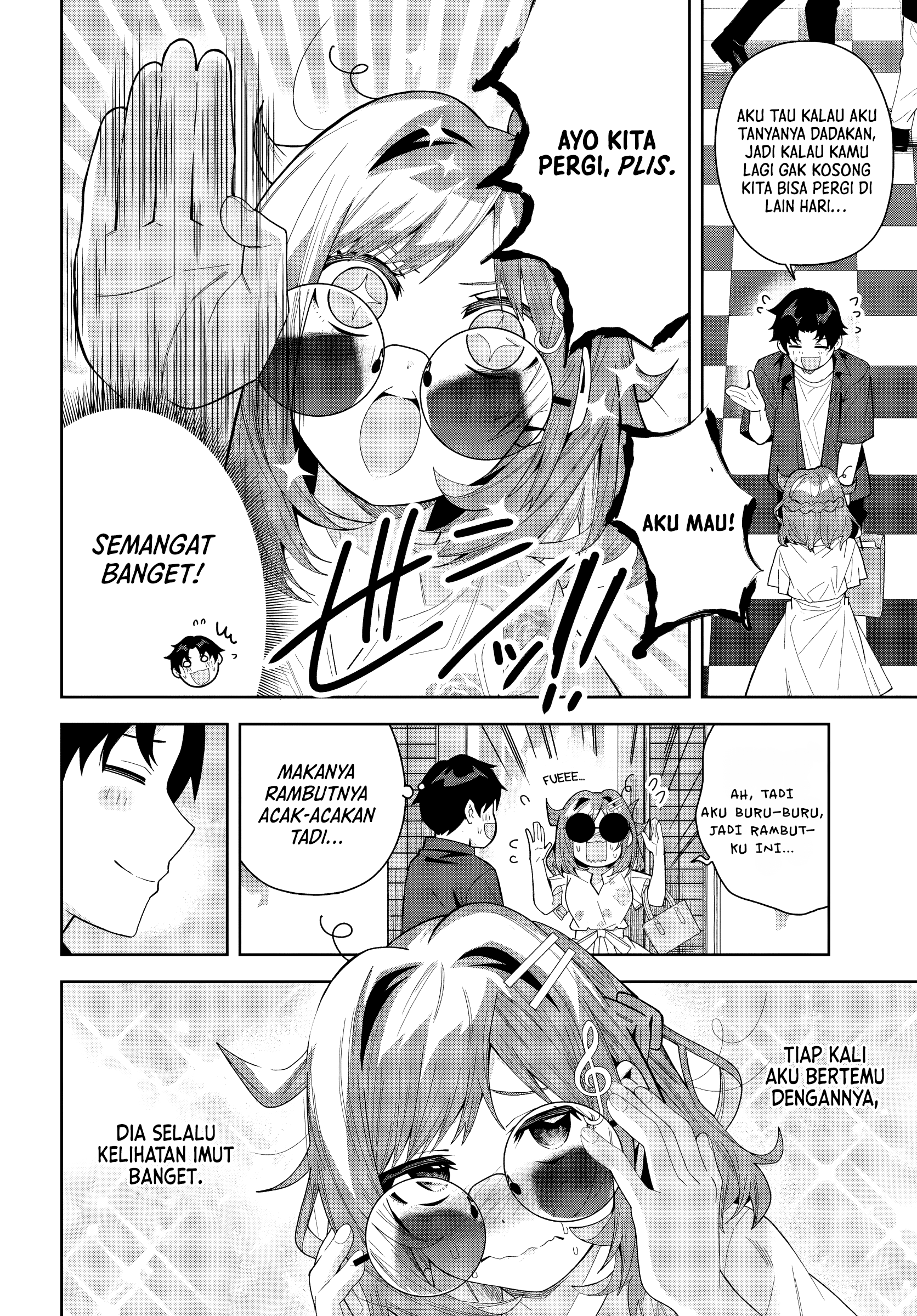 Classmate no Moto Idol ga, Tonikaku Kyodou Fushin nan desu. Chapter 20 - halaman 4