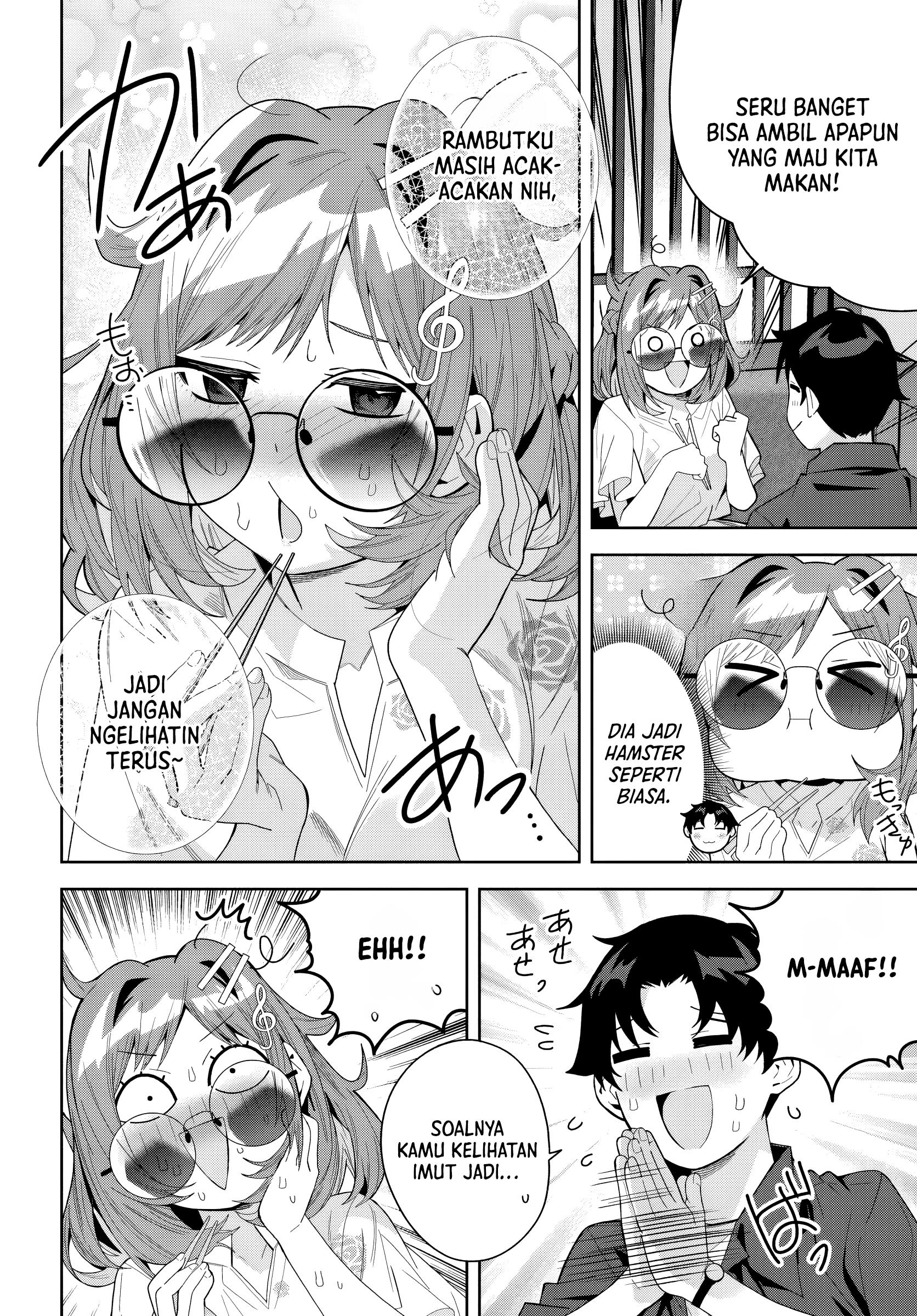 Classmate no Moto Idol ga, Tonikaku Kyodou Fushin nan desu. Chapter 20 - halaman 6