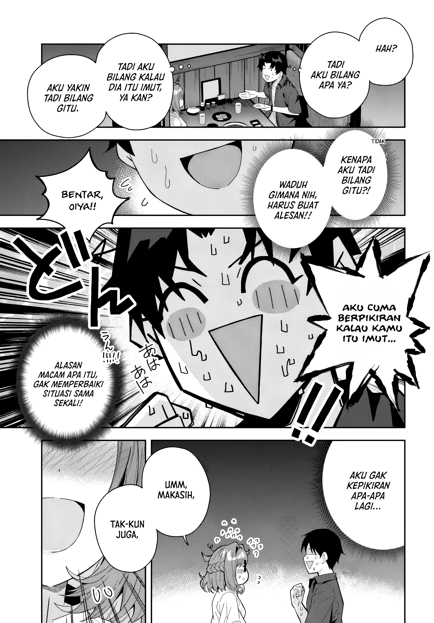 Classmate no Moto Idol ga, Tonikaku Kyodou Fushin nan desu. Chapter 20 - halaman 7