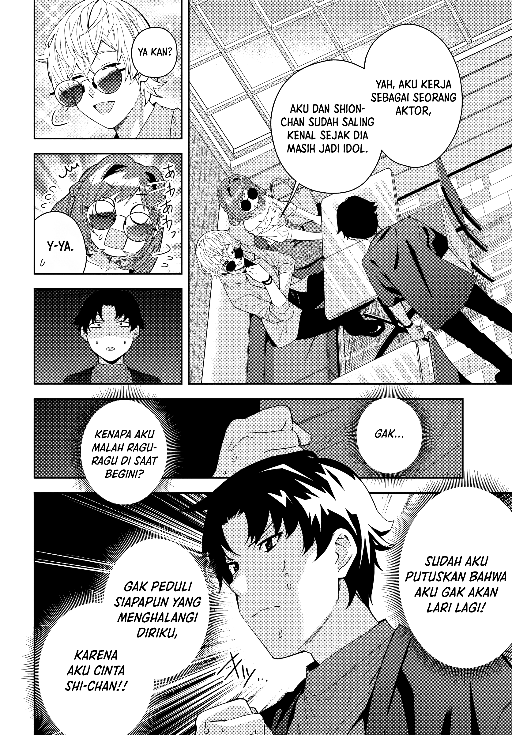 Classmate no Moto Idol ga, Tonikaku Kyodou Fushin nan desu. Chapter 21 - halaman 10