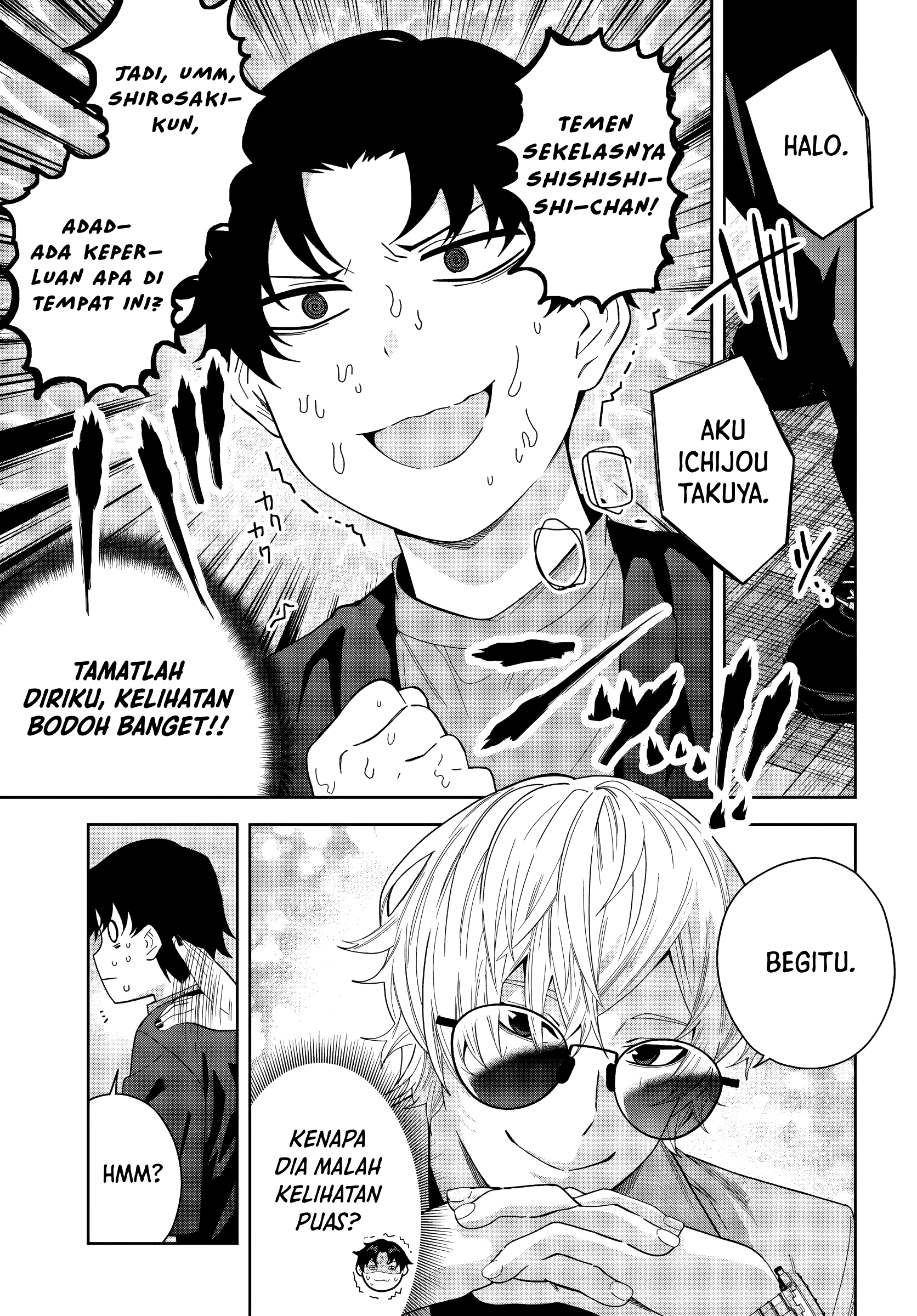 Classmate no Moto Idol ga, Tonikaku Kyodou Fushin nan desu. Chapter 21 - halaman 11