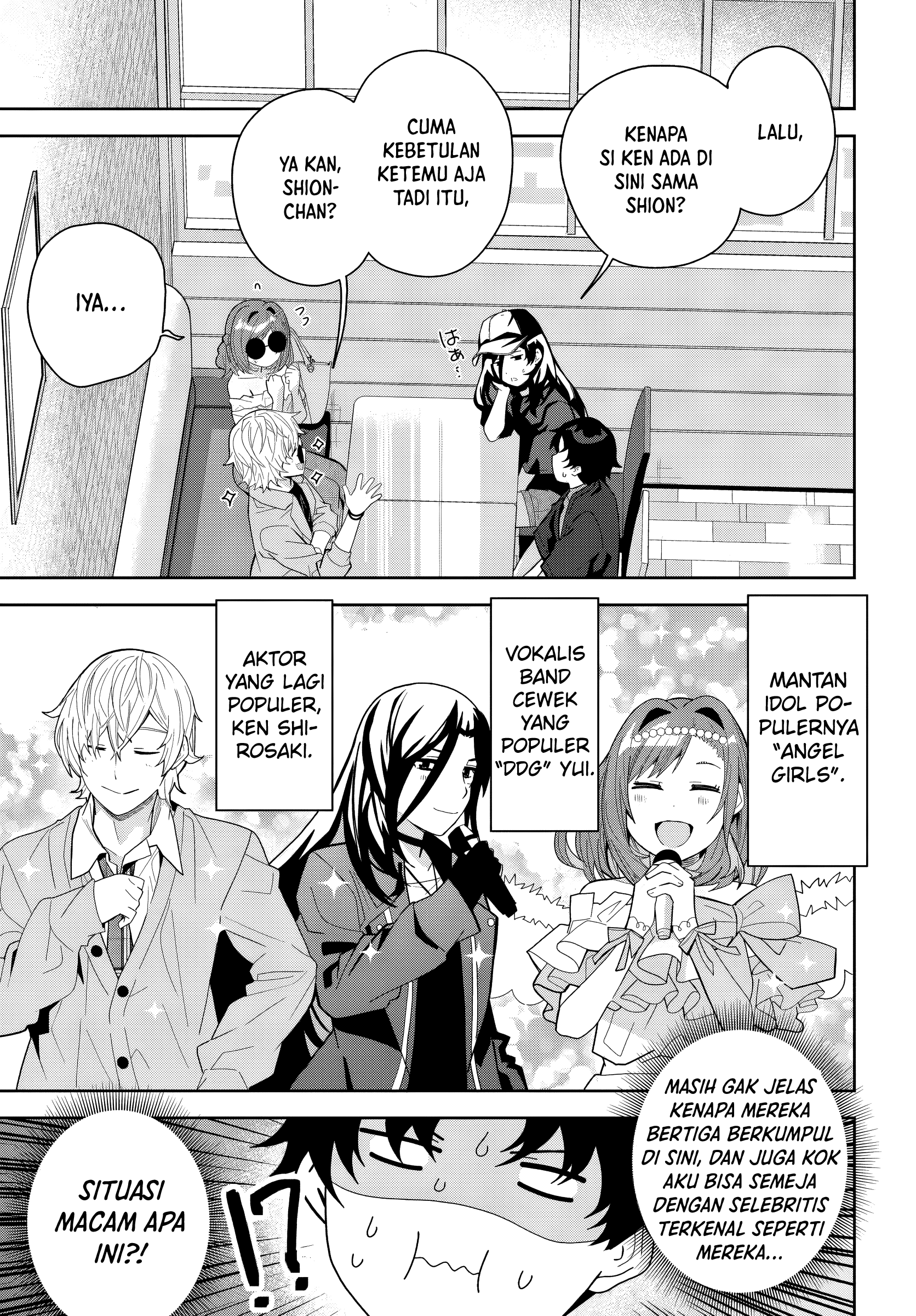 Classmate no Moto Idol ga, Tonikaku Kyodou Fushin nan desu. Chapter 21 - halaman 13