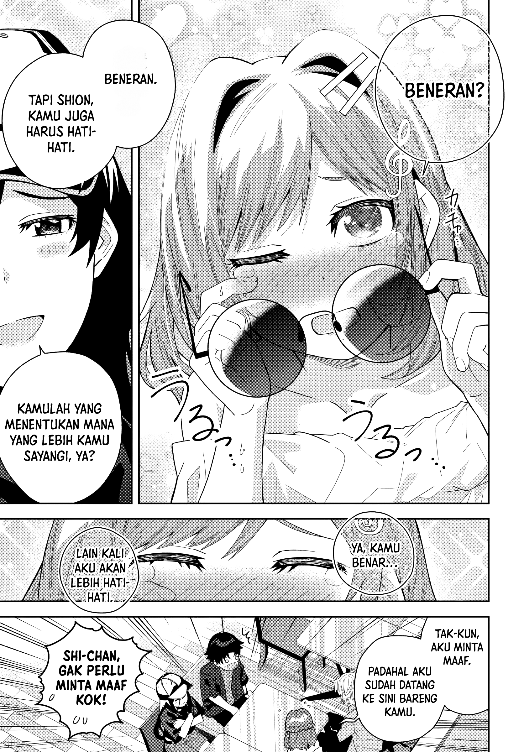 Classmate no Moto Idol ga, Tonikaku Kyodou Fushin nan desu. Chapter 21 - halaman 17