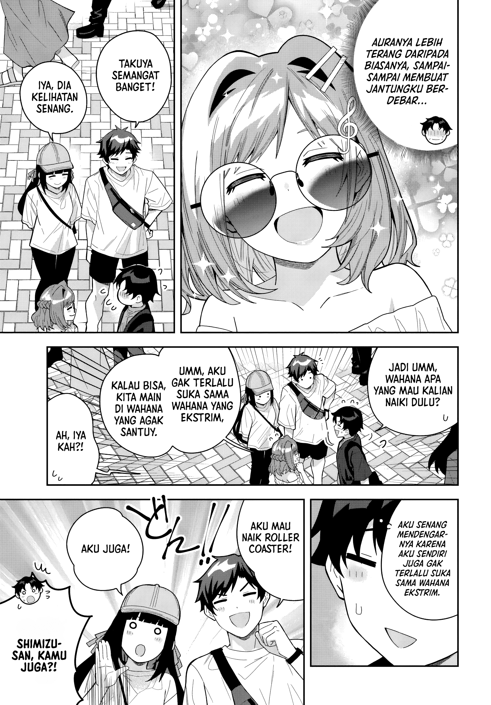 Classmate no Moto Idol ga, Tonikaku Kyodou Fushin nan desu. Chapter 21 - halaman 3