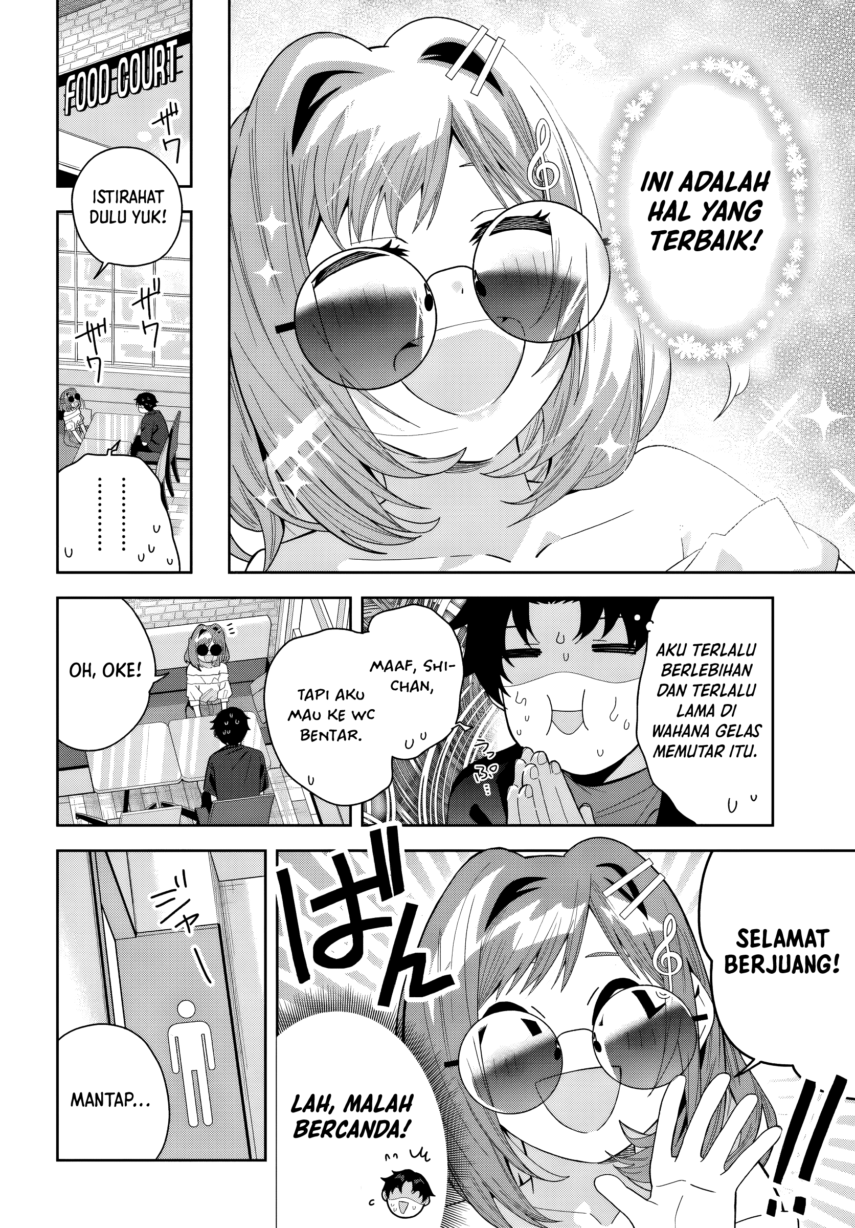 Classmate no Moto Idol ga, Tonikaku Kyodou Fushin nan desu. Chapter 21 - halaman 6