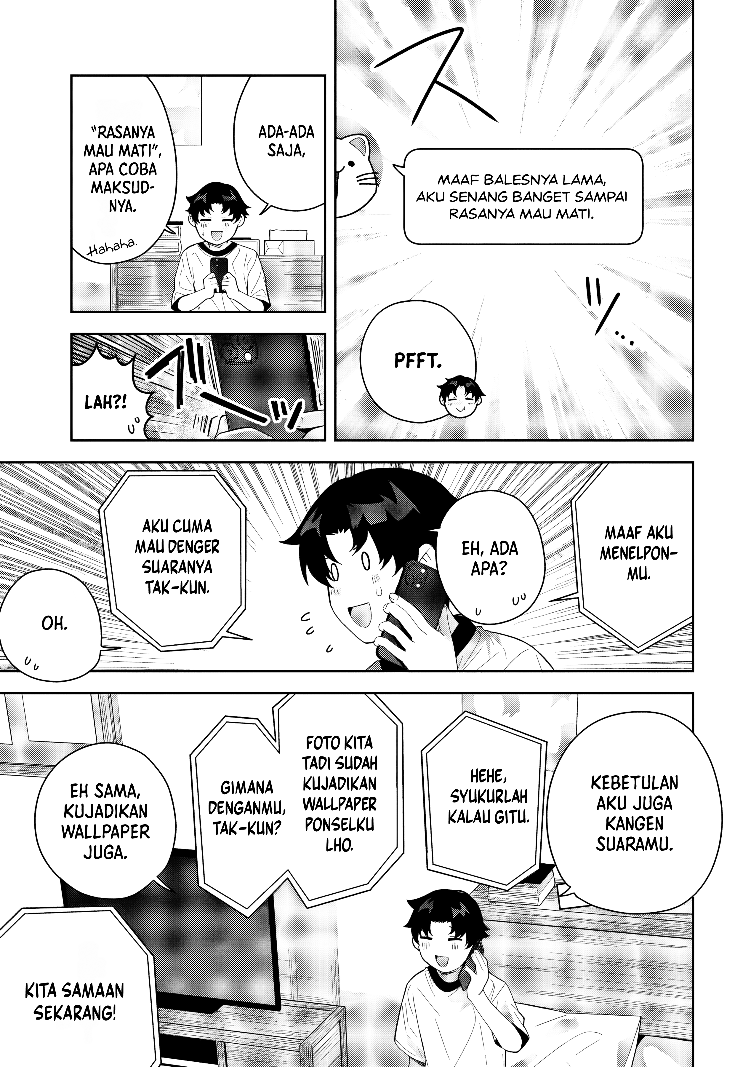 Classmate no Moto Idol ga, Tonikaku Kyodou Fushin nan desu. Chapter 22 - halaman 32