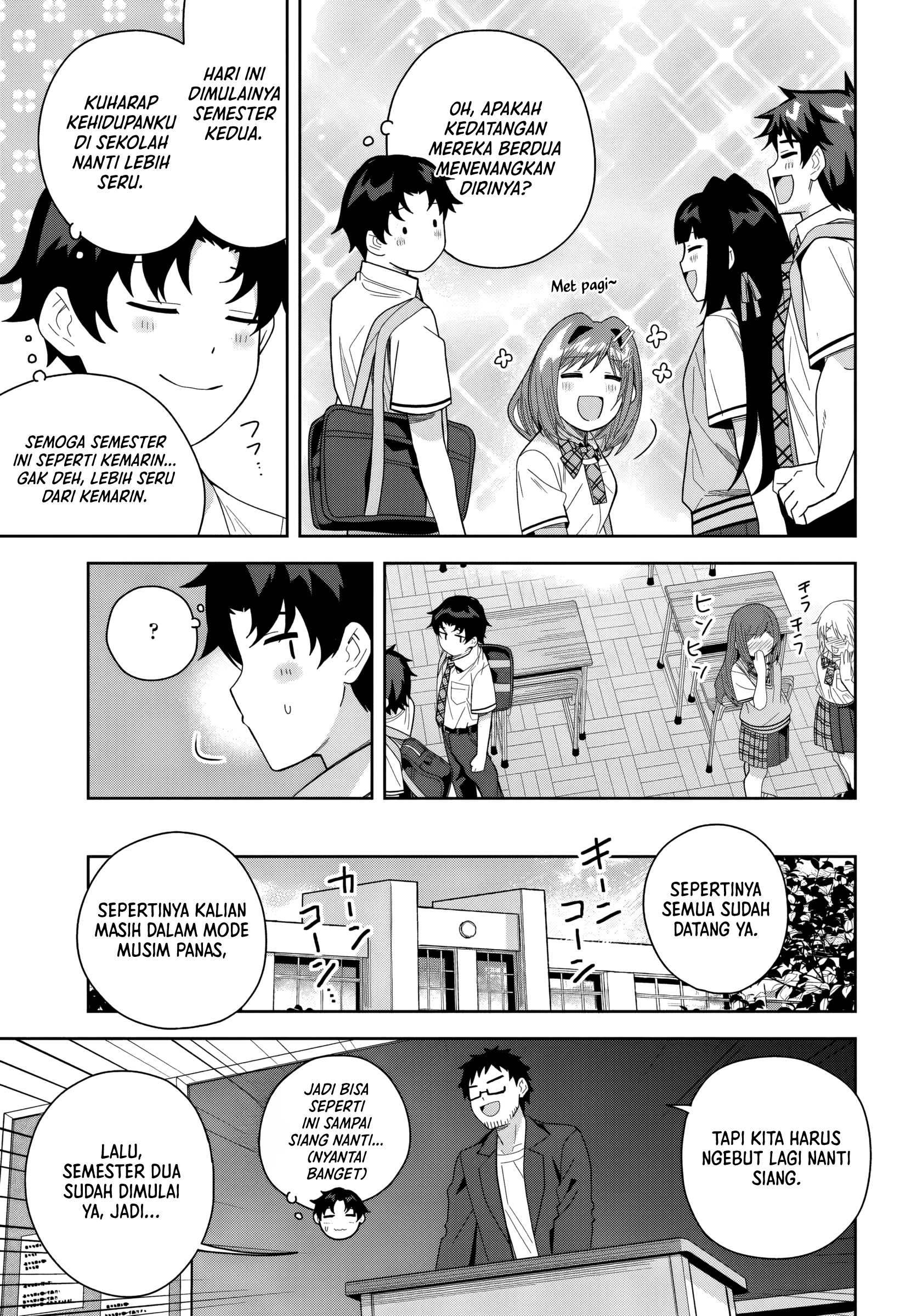 Classmate no Moto Idol ga, Tonikaku Kyodou Fushin nan desu. Chapter 24 - halaman 11