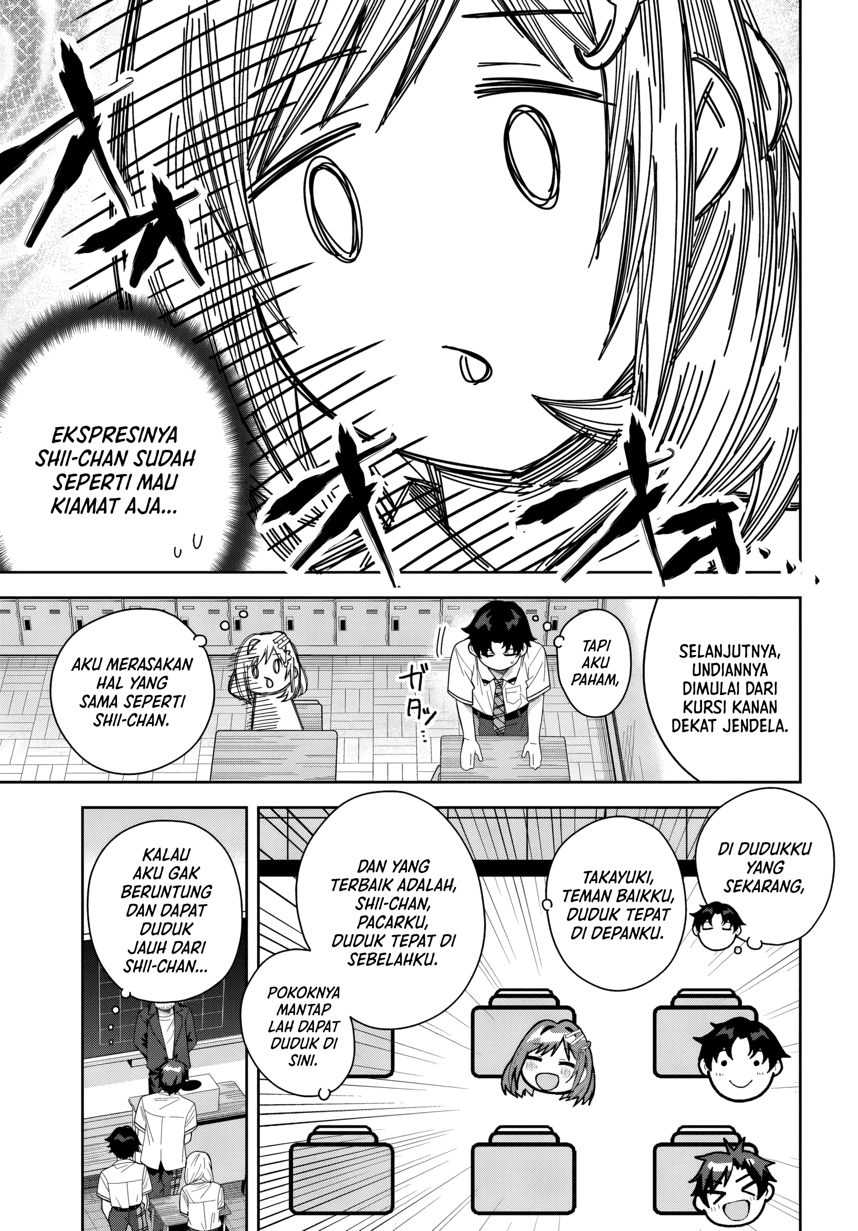 Classmate no Moto Idol ga, Tonikaku Kyodou Fushin nan desu. Chapter 24 - halaman 12