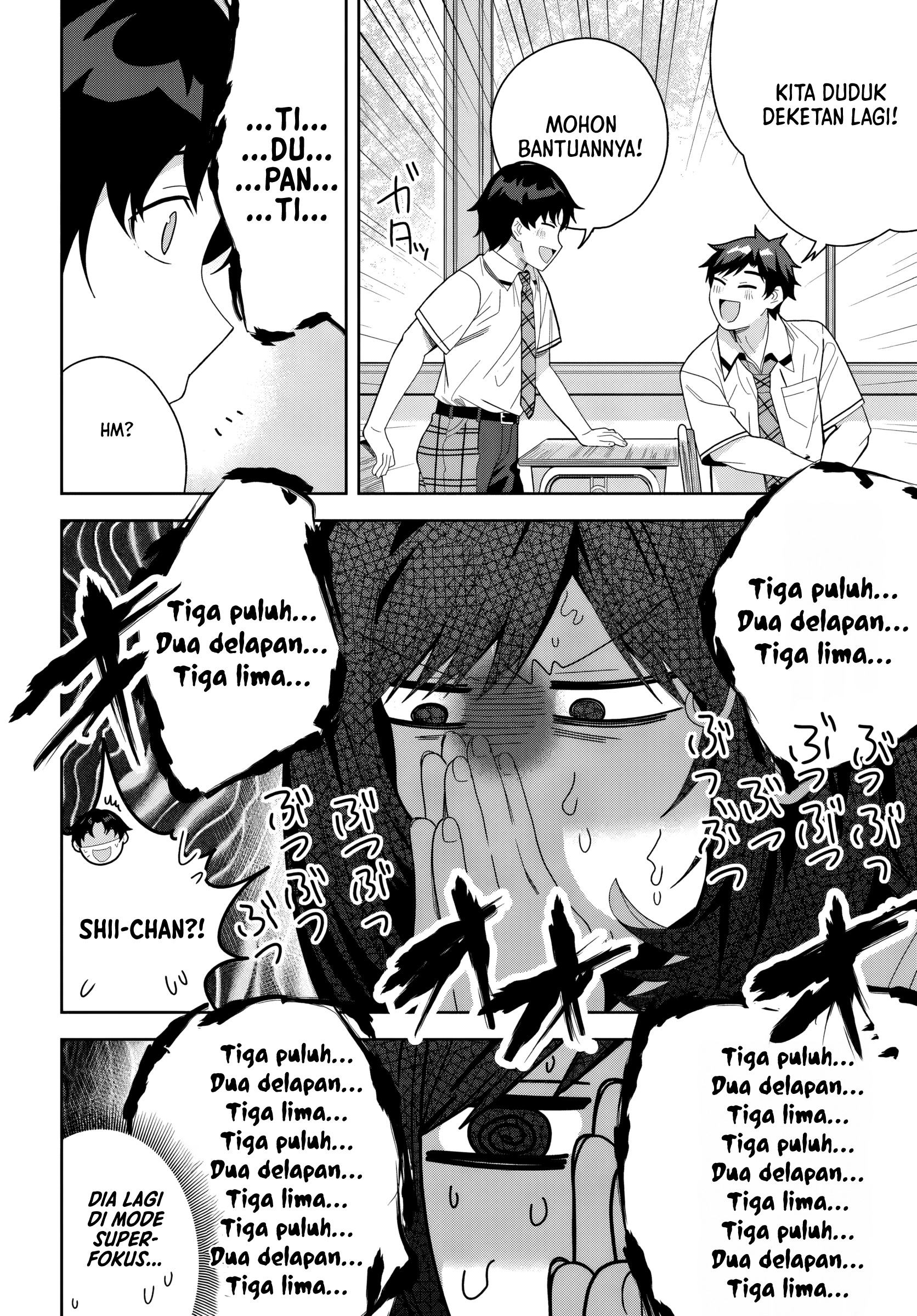 Classmate no Moto Idol ga, Tonikaku Kyodou Fushin nan desu. Chapter 24 - halaman 16