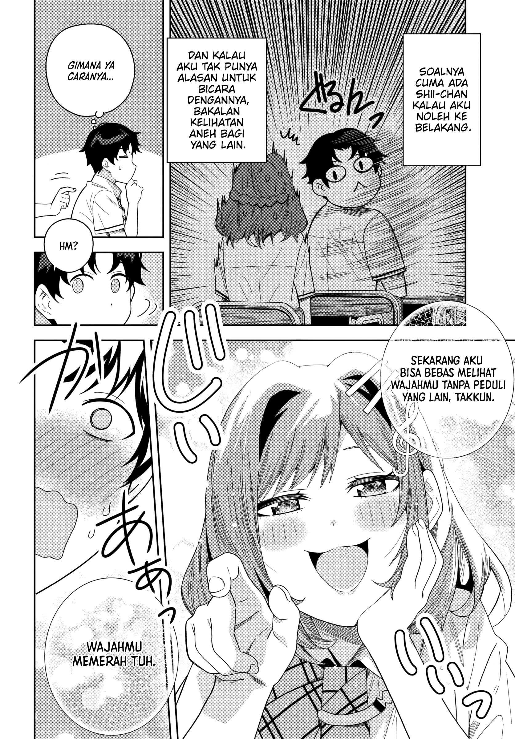 Classmate no Moto Idol ga, Tonikaku Kyodou Fushin nan desu. Chapter 24 - halaman 24