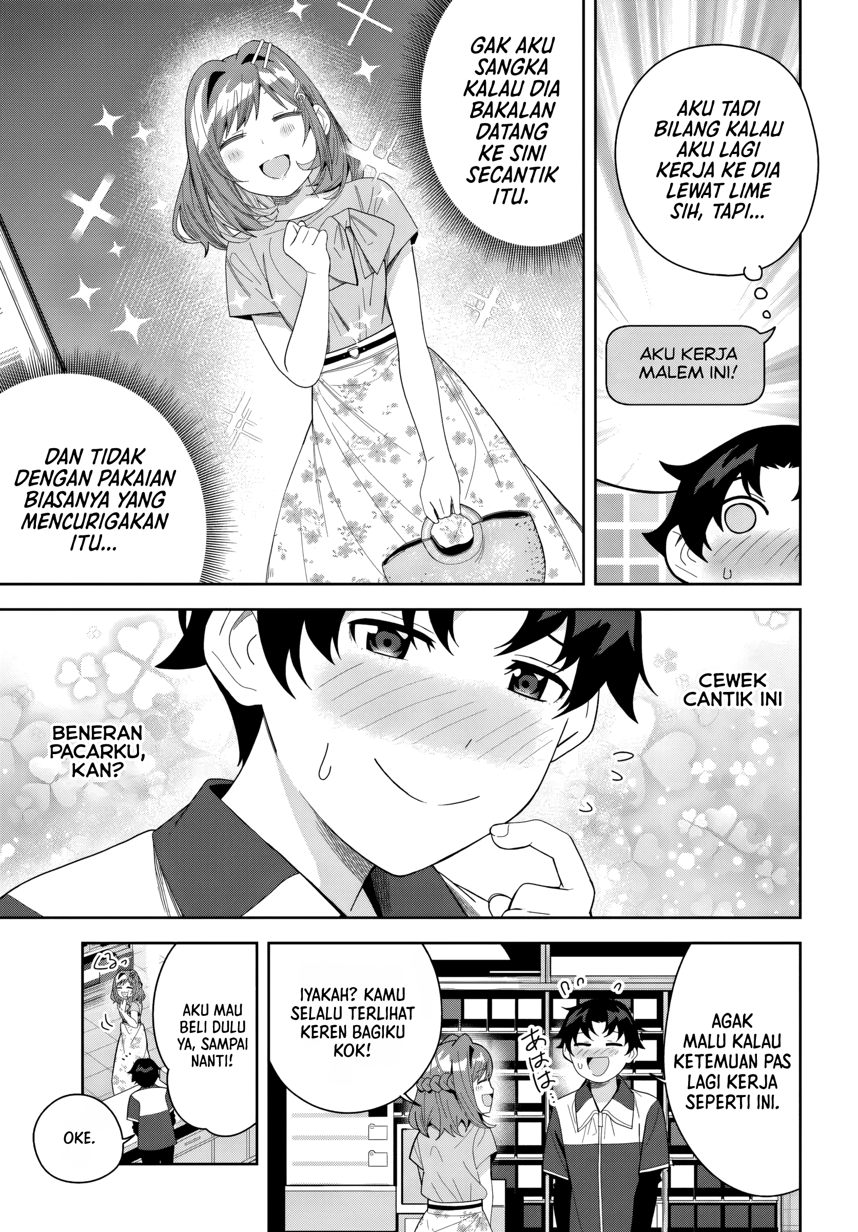 Classmate no Moto Idol ga, Tonikaku Kyodou Fushin nan desu. Chapter 24 - halaman 3