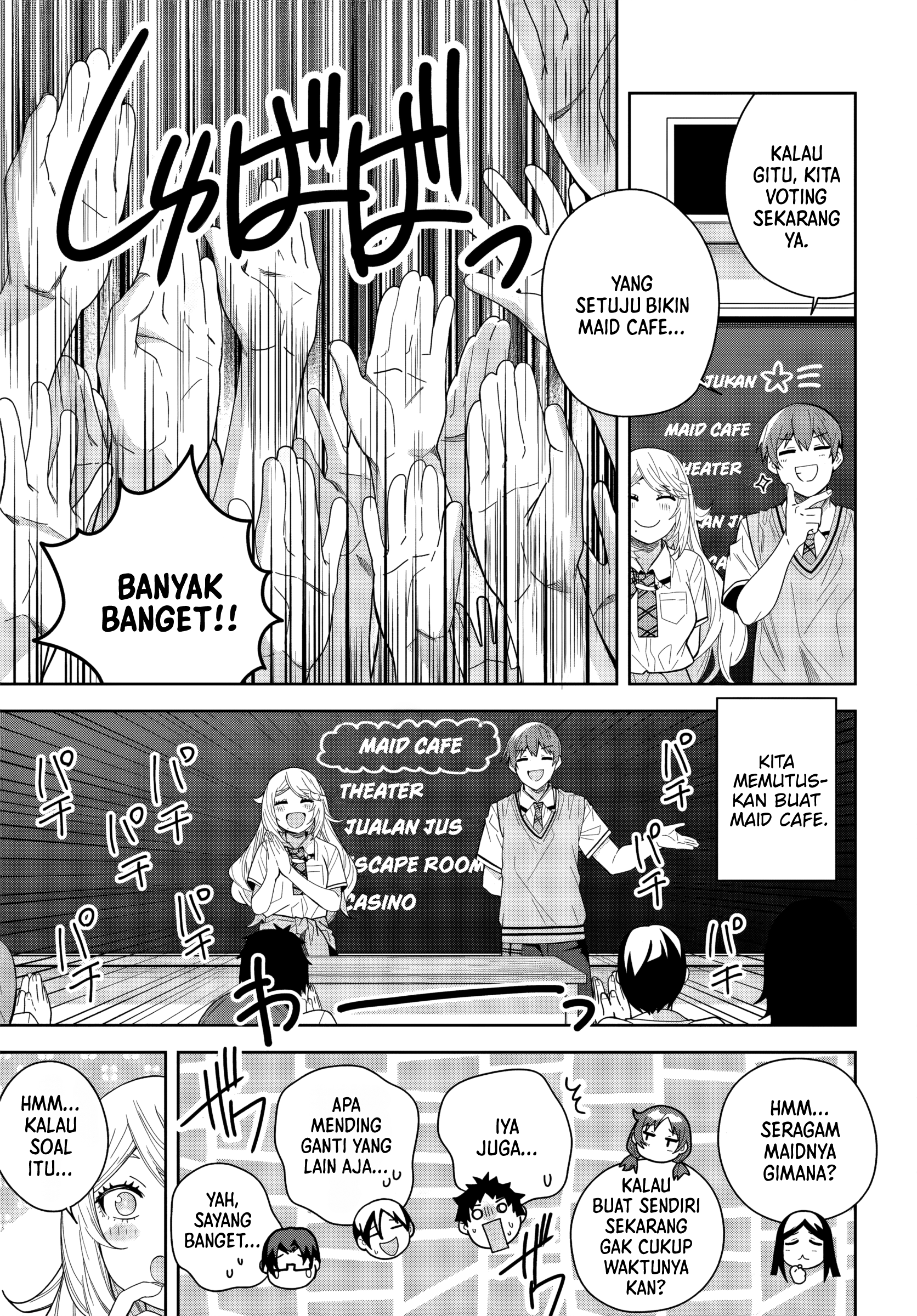 Classmate no Moto Idol ga, Tonikaku Kyodou Fushin nan desu. Chapter 25 - halaman 11