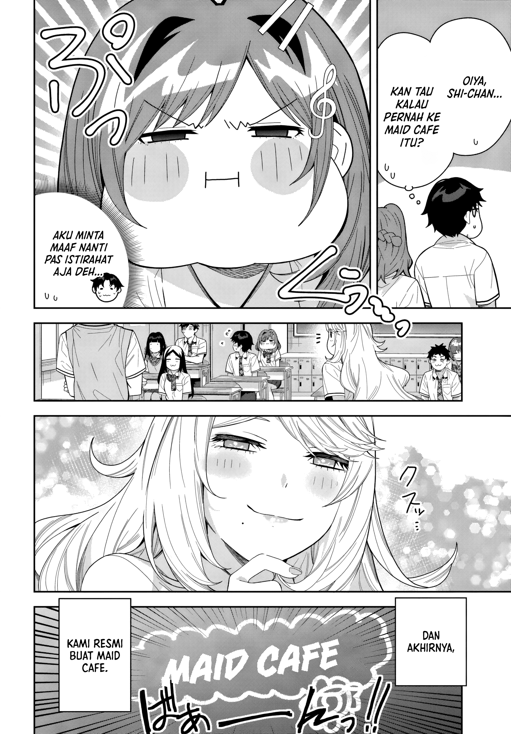 Classmate no Moto Idol ga, Tonikaku Kyodou Fushin nan desu. Chapter 25 - halaman 14