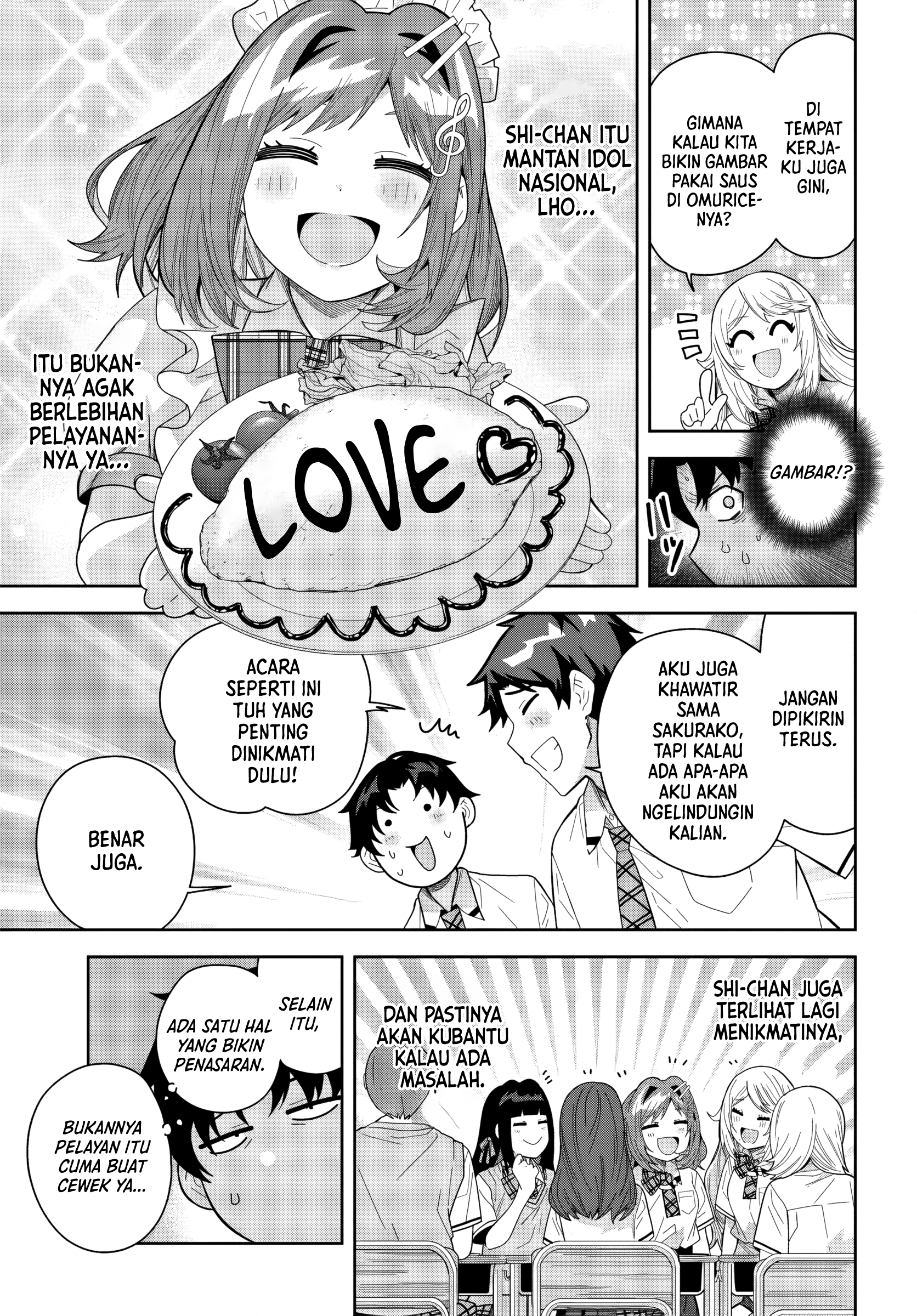 Classmate no Moto Idol ga, Tonikaku Kyodou Fushin nan desu. Chapter 25 - halaman 19