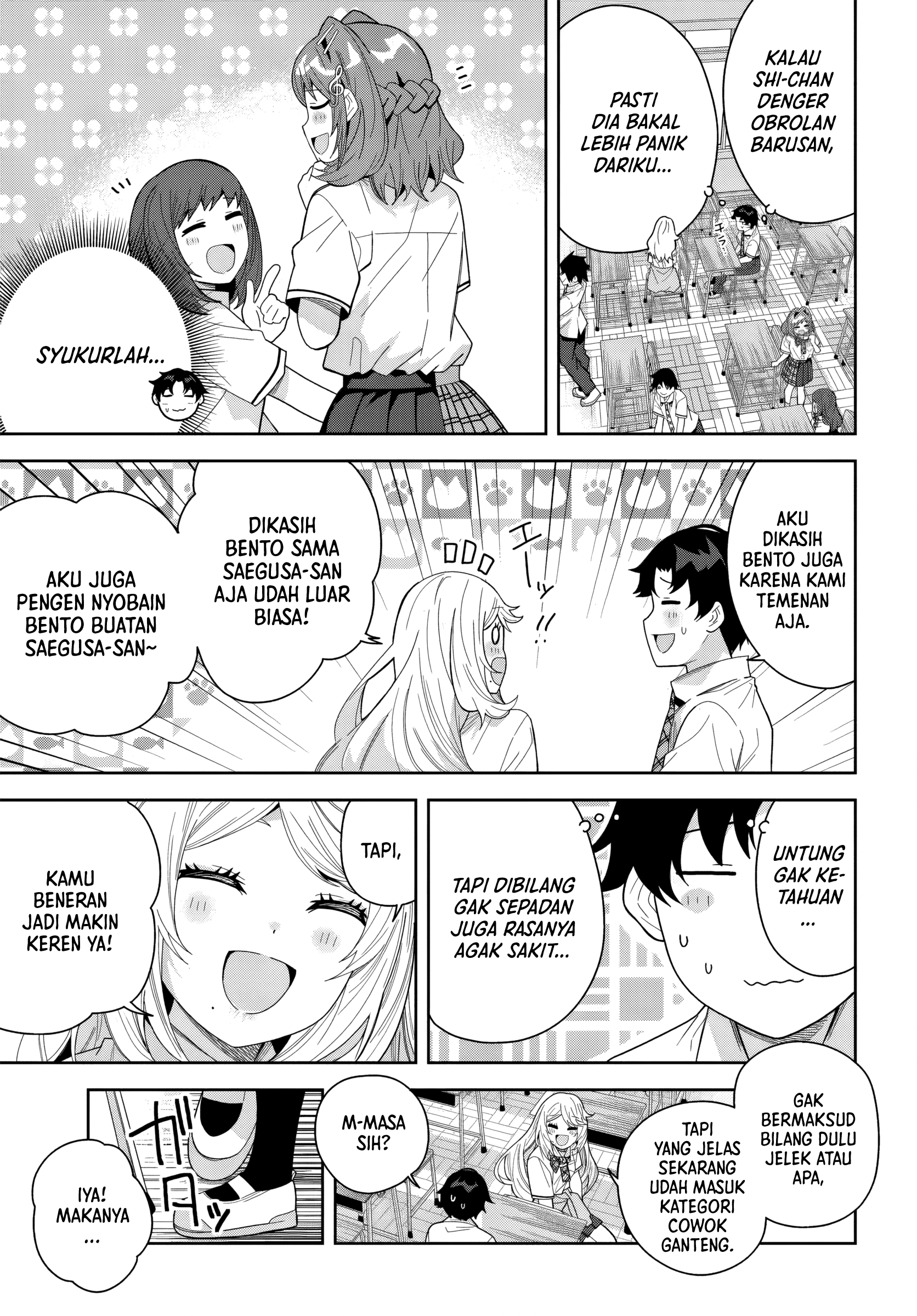 Classmate no Moto Idol ga, Tonikaku Kyodou Fushin nan desu. Chapter 25 - halaman 23