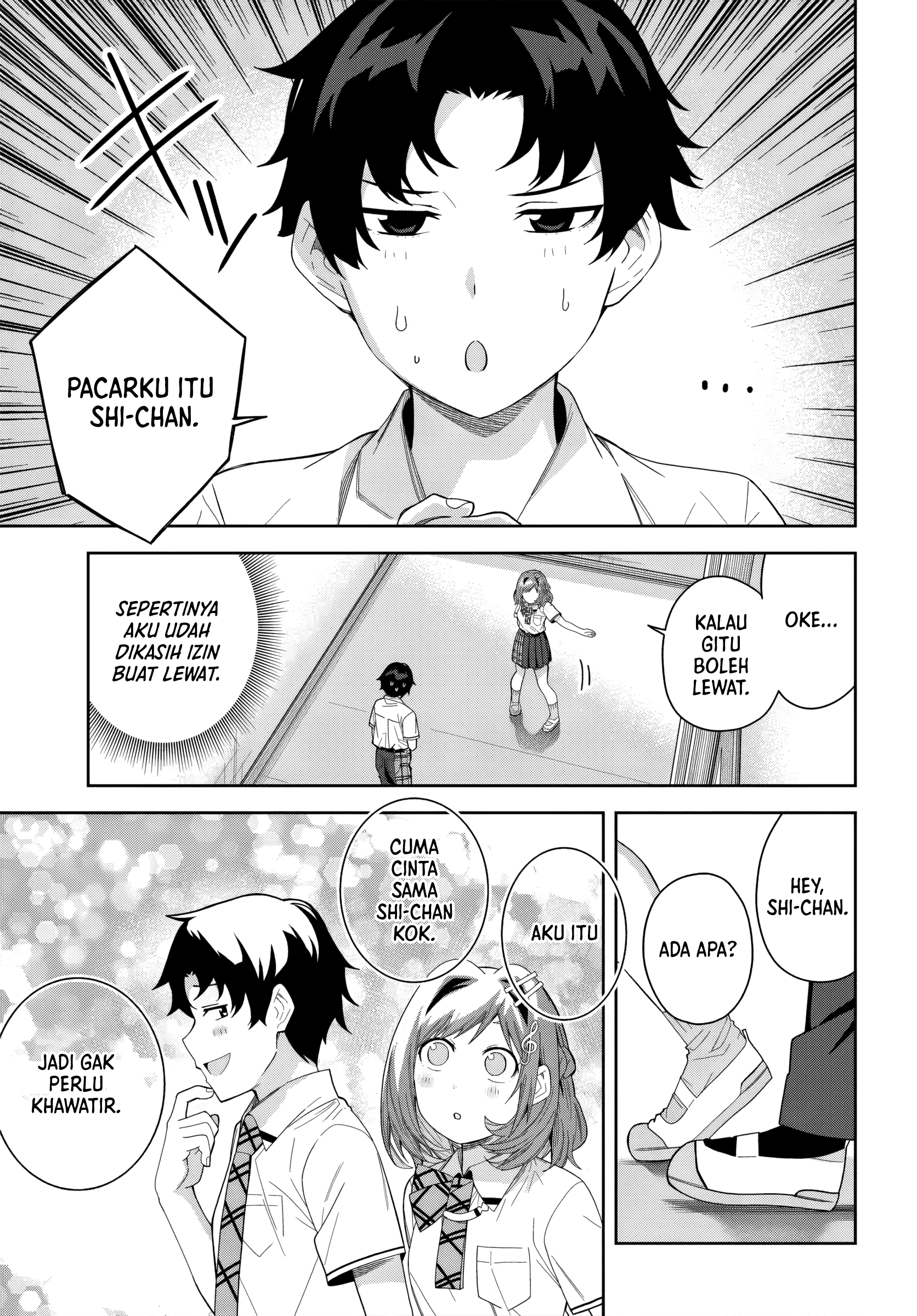 Classmate no Moto Idol ga, Tonikaku Kyodou Fushin nan desu. Chapter 25 - halaman 3