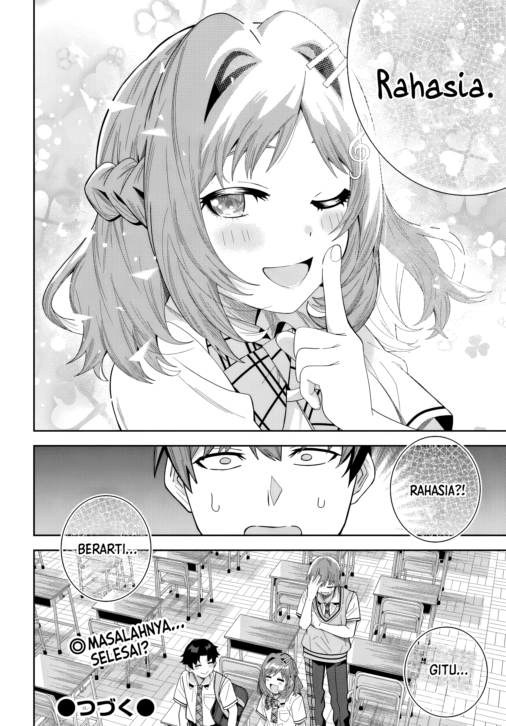 Classmate no Moto Idol ga, Tonikaku Kyodou Fushin nan desu. Chapter 26 - halaman 30