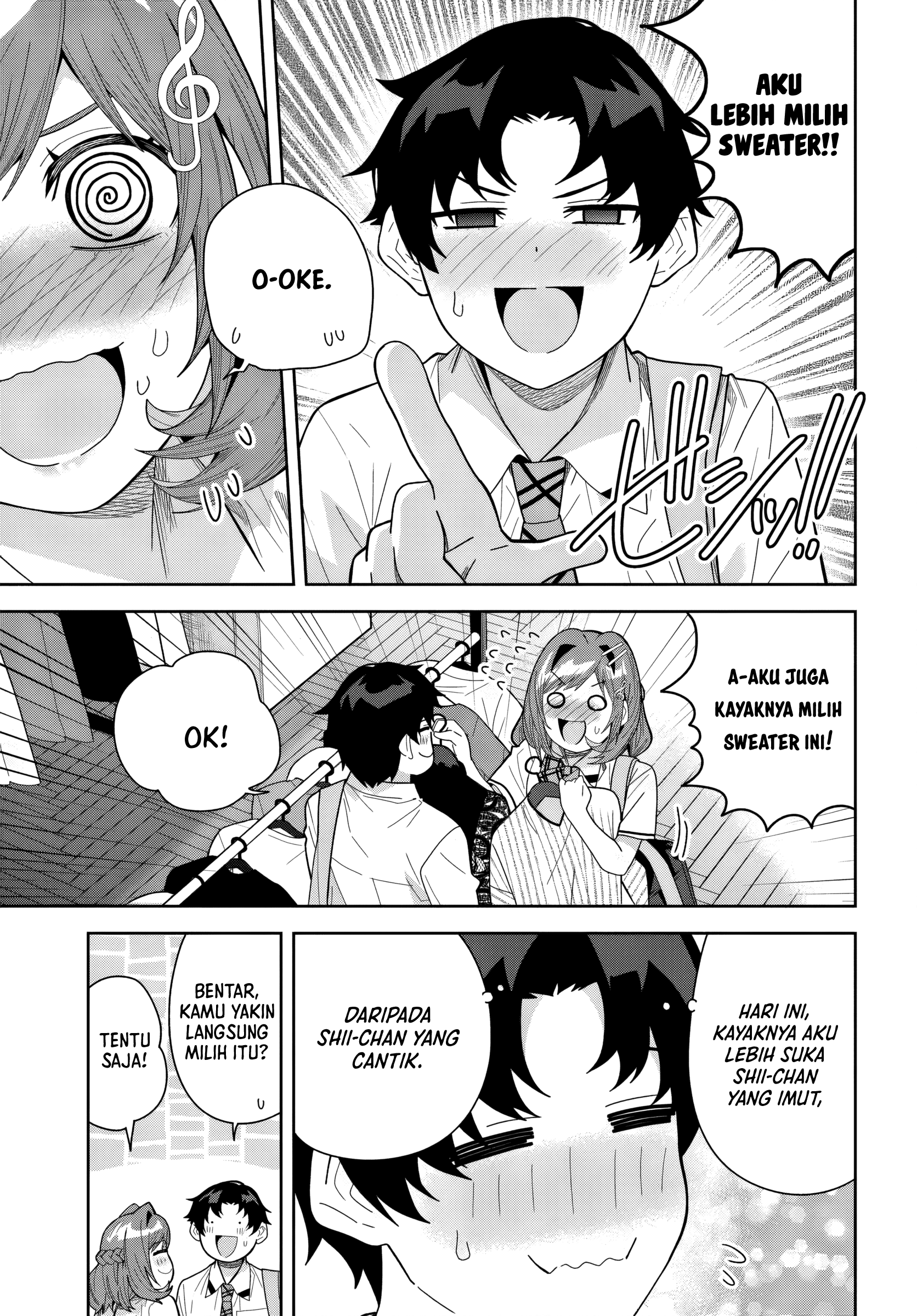 Classmate no Moto Idol ga, Tonikaku Kyodou Fushin nan desu. Chapter 27 - halaman 11