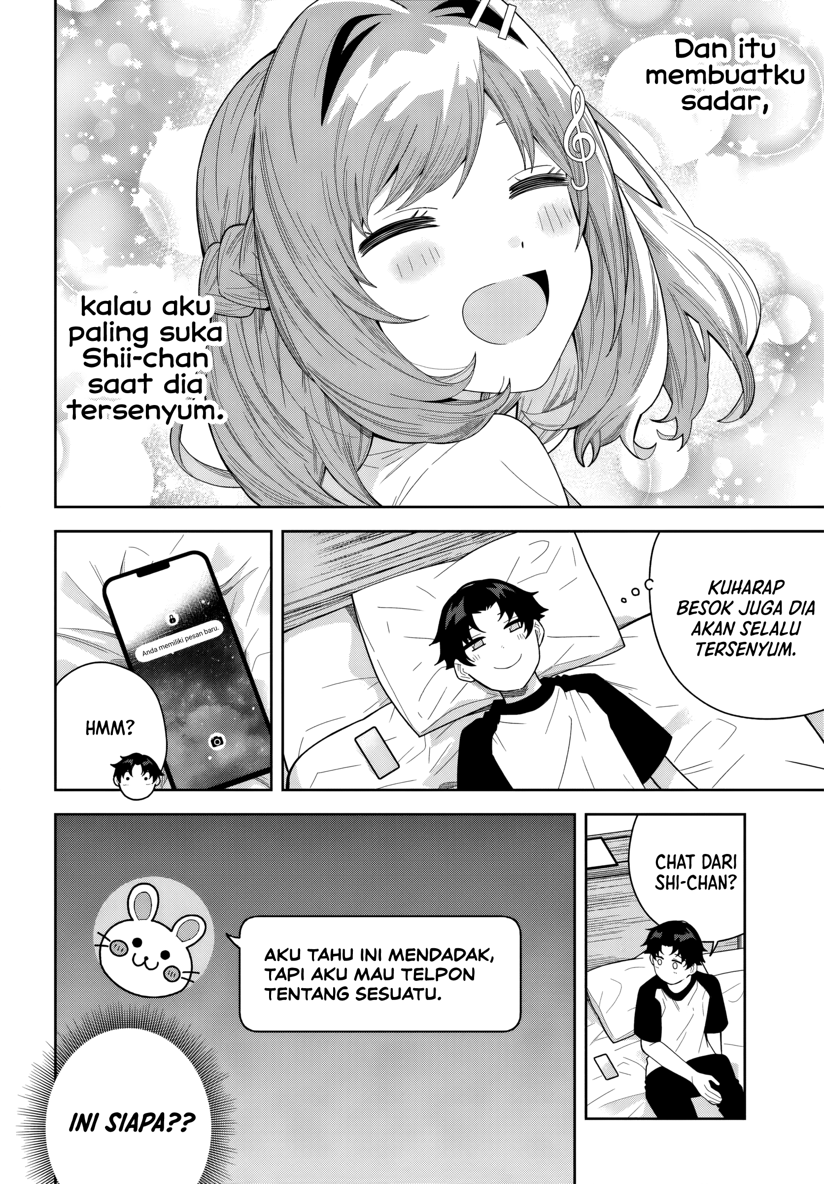 Classmate no Moto Idol ga, Tonikaku Kyodou Fushin nan desu. Chapter 27 - halaman 24