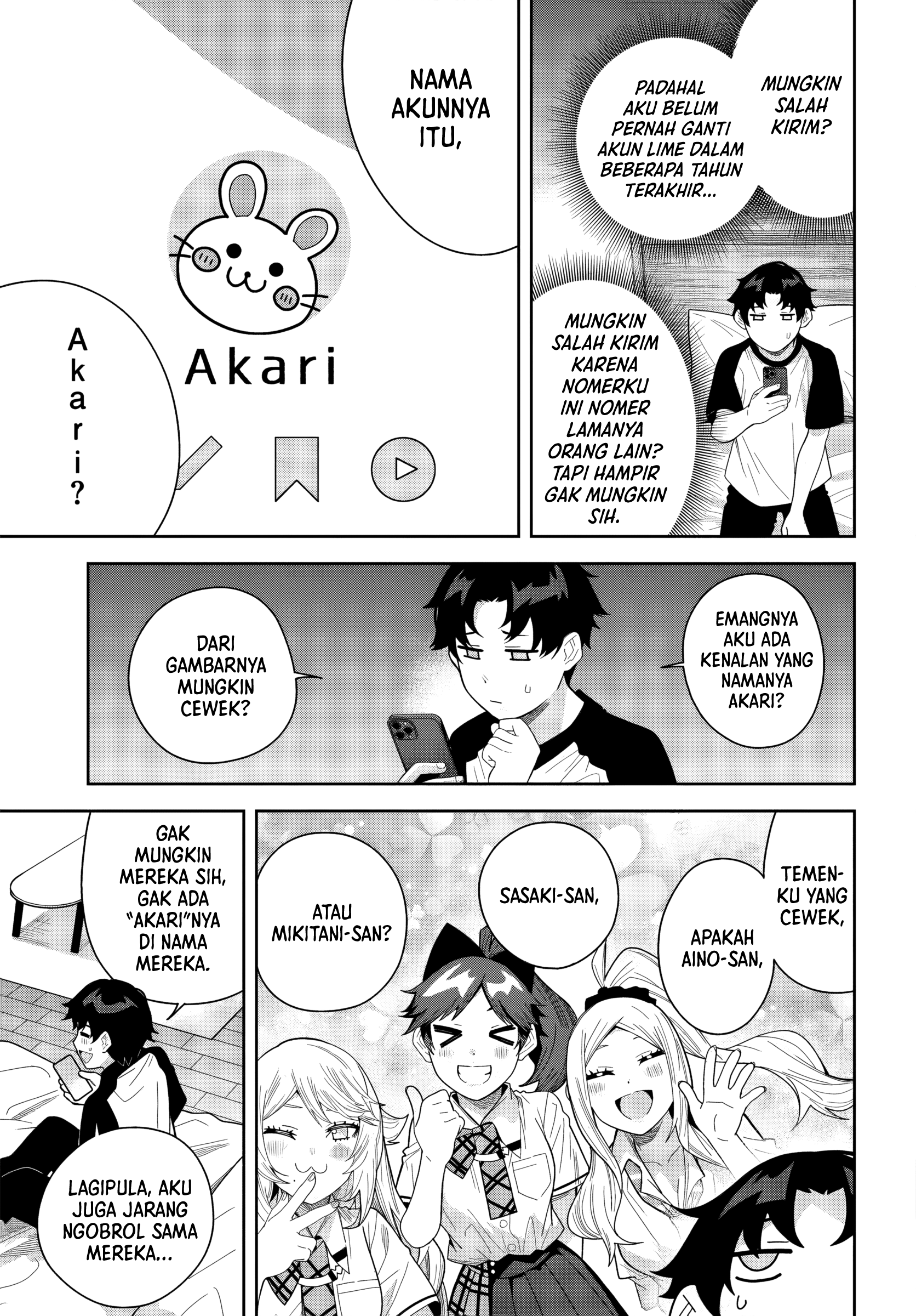 Classmate no Moto Idol ga, Tonikaku Kyodou Fushin nan desu. Chapter 27 - halaman 25
