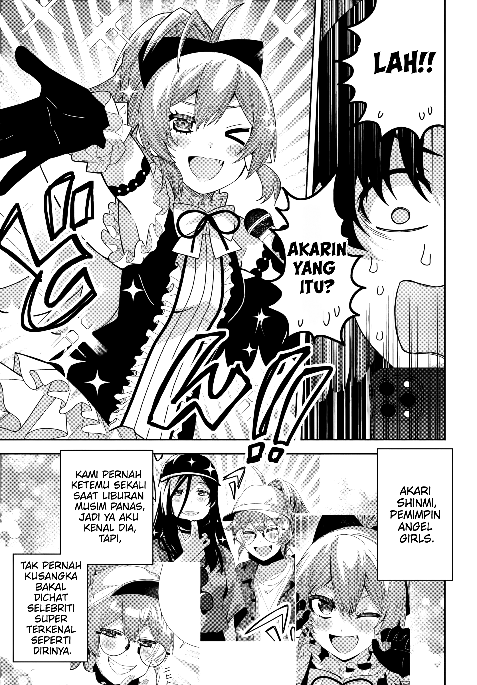 Classmate no Moto Idol ga, Tonikaku Kyodou Fushin nan desu. Chapter 27 - halaman 27