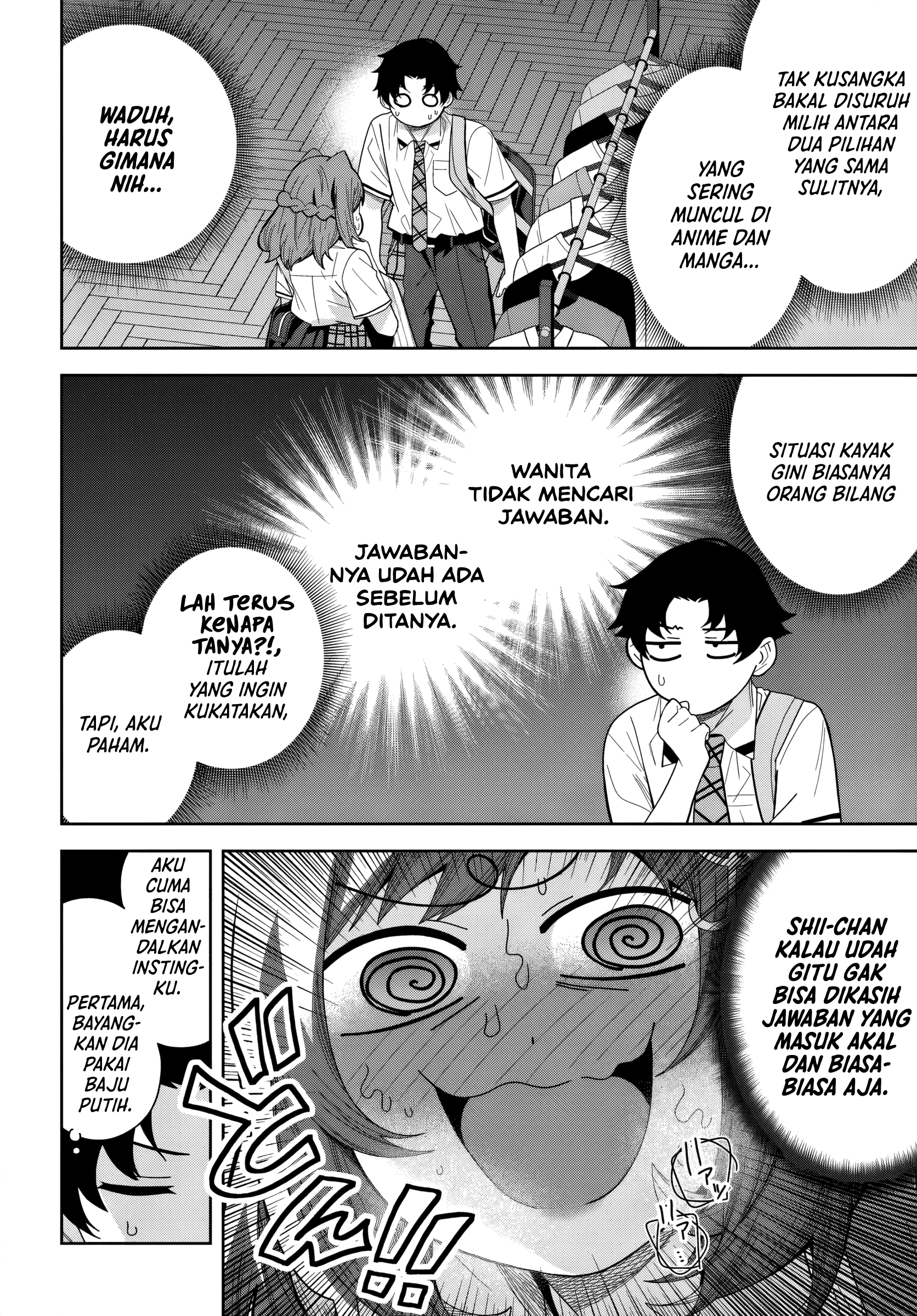 Classmate no Moto Idol ga, Tonikaku Kyodou Fushin nan desu. Chapter 27 - halaman 8