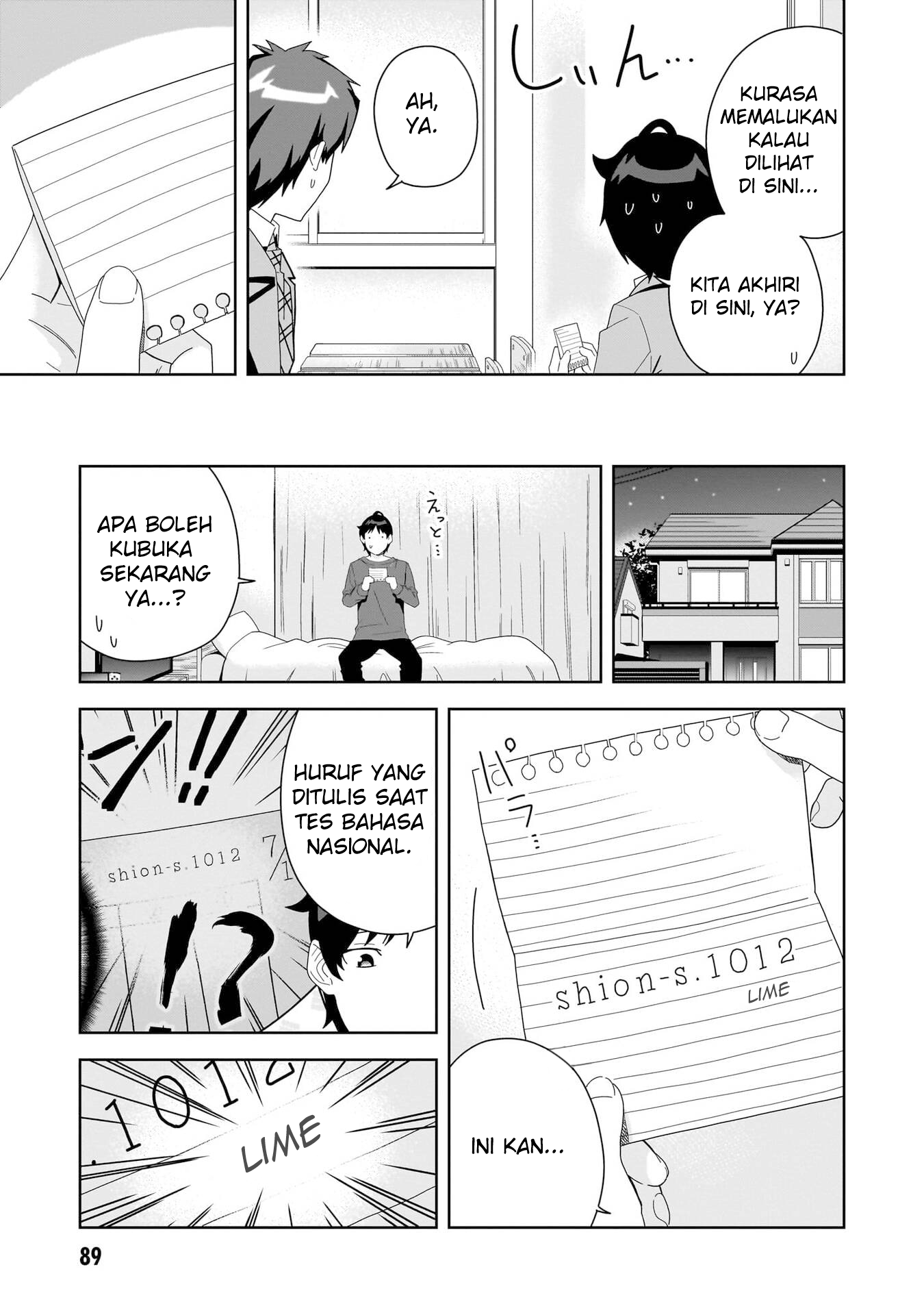 Classmate no Moto Idol ga, Tonikaku Kyodou Fushin nan desu. Chapter 3 - halaman 11