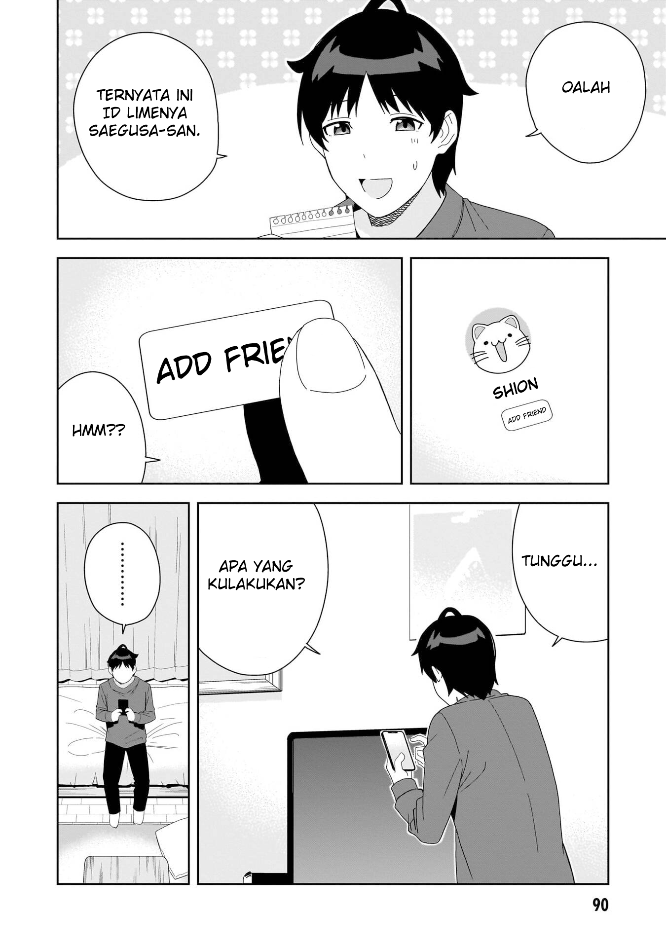 Classmate no Moto Idol ga, Tonikaku Kyodou Fushin nan desu. Chapter 3 - halaman 12
