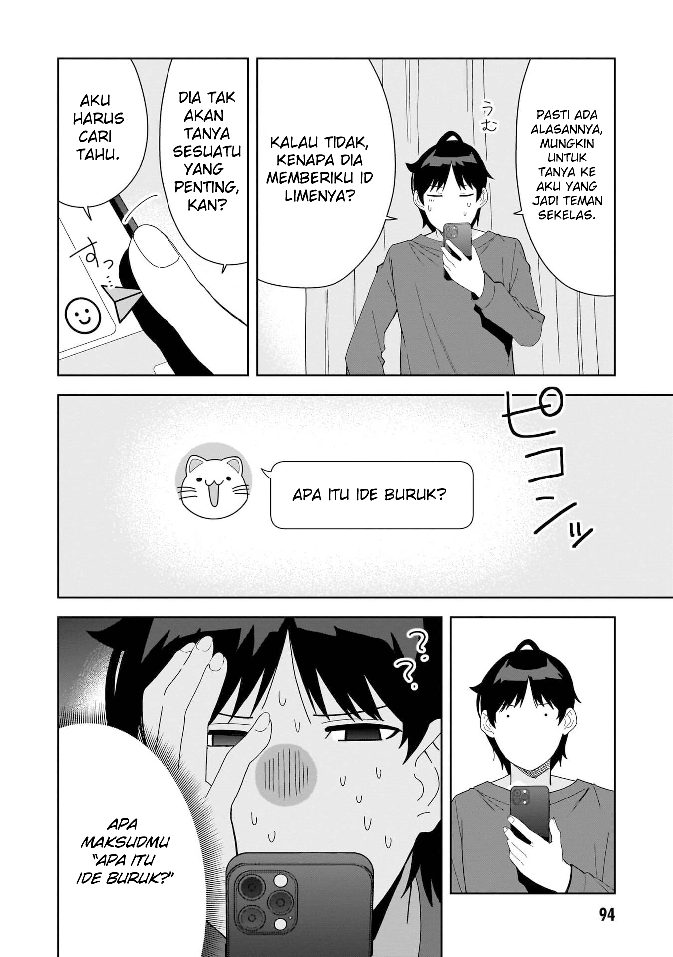 Classmate no Moto Idol ga, Tonikaku Kyodou Fushin nan desu. Chapter 3 - halaman 16